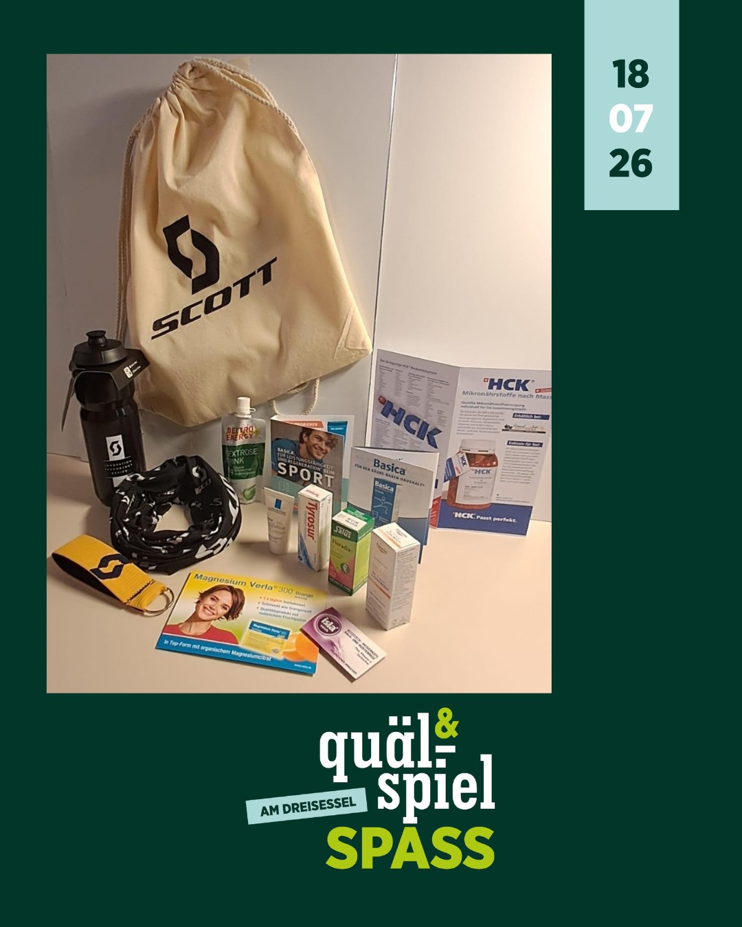 Starterpakete 💯
Vielen Dank an die Dreisesselapotheke in Neureichenau für die mega Starterpakete! 🤩✅️
In diesem Jahr gibt es nicht nur für die Teilnehmer am Bergrennen ein Starterpaket, sondern auch extra für die Kinder beim Kids Race 🚴♂️🏃💪
👉🏼 Damit Alle gut versorgt sind!
Seite 1: Inhalt Bergrennen
Seite 2: Inhalt Kids Race
#tagdessports #quaelspass #quaelundspielspass #dreisessel #dreisesselberg #laufen #walken #radeln #mtb #kidsrace #racenight #starterpakete #apotheke #dreisesselapotheke #neureichenau #sponsor