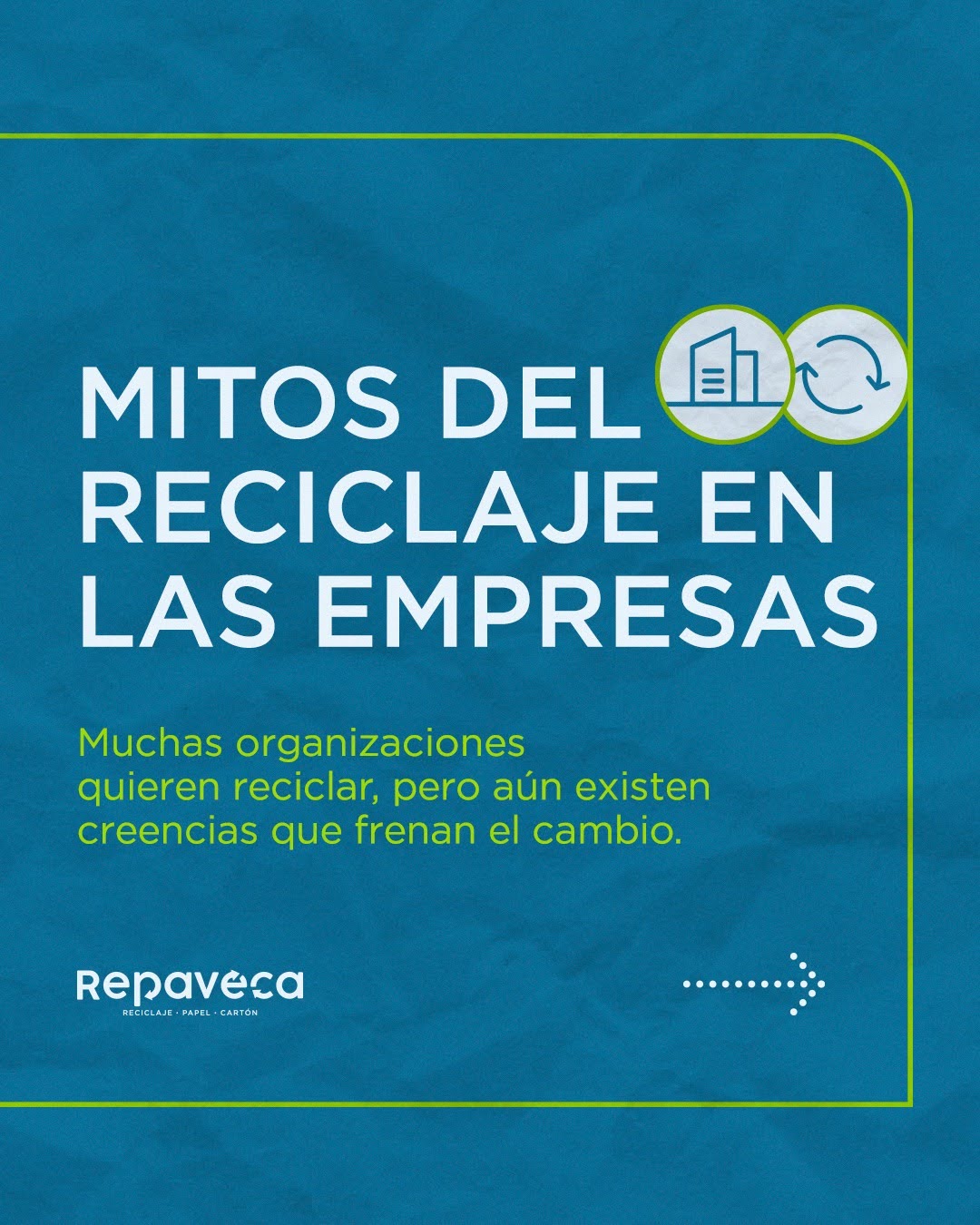 A veces el mayor obstáculo para reciclar son los mitos. ♻️
Implementar hábitos sostenibles en tu empresa puede ser más fácil de lo que imaginas.
Con Repaveca, comienzas con una acción sencilla que genera impacto real.
📦 Solicita tu caja ecológica sin costo.
📍 Zona Industrial Palo Verde, calle 2 de La Industria
📲 Contáctanos: Master: 0212-2516010 | WhatsApp: 0414-1211479
🌐 www.repaveca.com.ve/contacto
#Repaveca #Reciclaje #Venezuela #PlantaRecicladora #Ecoamigable #ReciclajeVenezuela #tipsdereciclaje #ReciclajeEnCasa