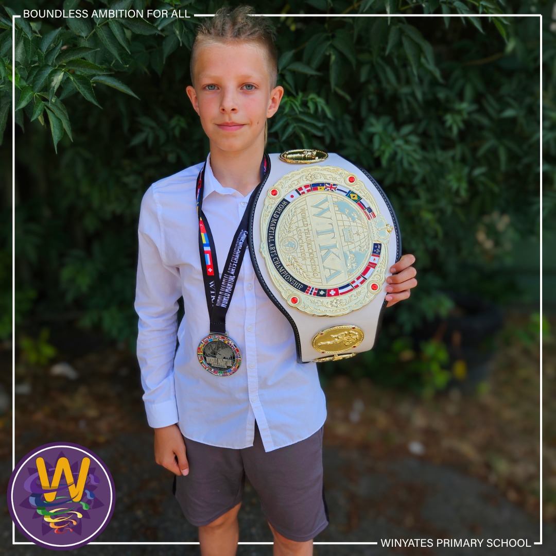 🥇 WORLD CHAMPION! 🥇
Huge congratulations to one of our Year 6 pupils, who became World Champion in the 11-12 category for Thai Boxing this weekend, competing in Germany! 🇩🇪🏆
We are so incredibly proud of this amazing achievement - it takes real dedication, discipline and hard work to reach the top of the world stage.
And he isn't stopping there - he's back in training for his next competition in just 3 weeks' time, aiming for another world title! 👊
.
.
.
#worldchampion #worldtitle #thaiboxing #dedication #commitment #boundlessambitionforall