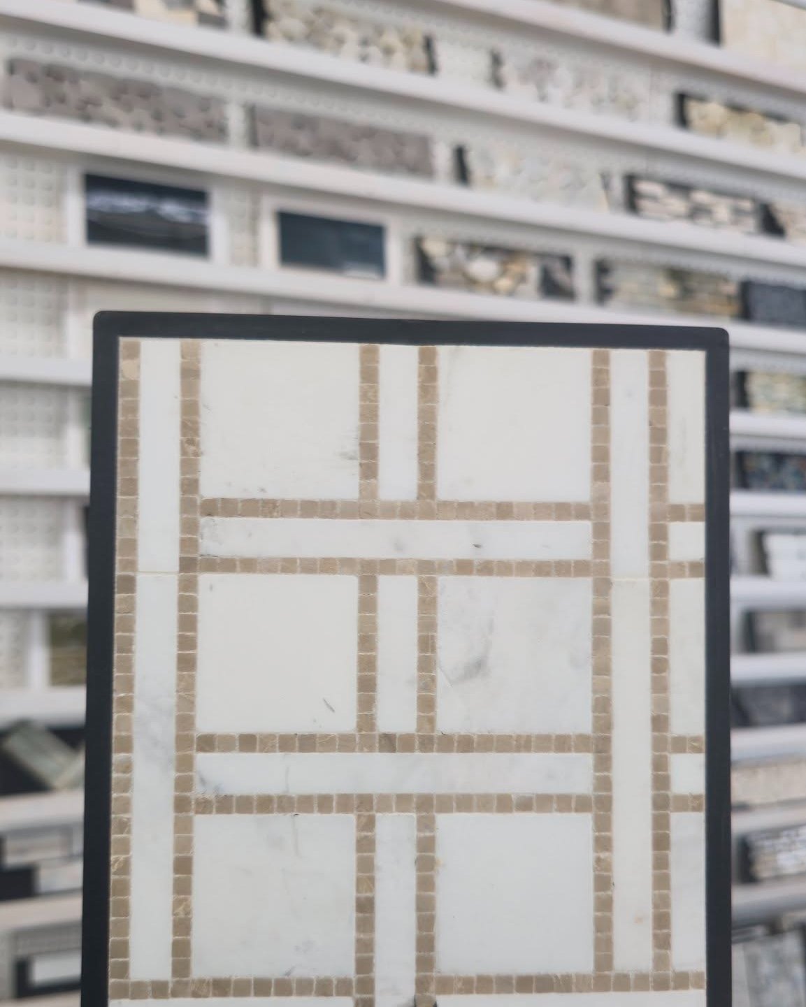 Looking for the perfect tile for your next renovation? House of Decor carries a wide variety of tile styles, colors, patterns, and trusted brands to fit every design vision.
This stunning geometric tile blends warm natural tones with a timeless pattern, making it a beautiful choice for kitchen backsplashes, shower walls, accent spaces, and bathroom remodels.
From modern and contemporary to classic and traditional, our showroom is filled with inspiration for your next project. Visit House of Decor in Rochester, Indiana, and explore our selection of ceramic, porcelain, natural stone, and mosaic tile for your home renovation.