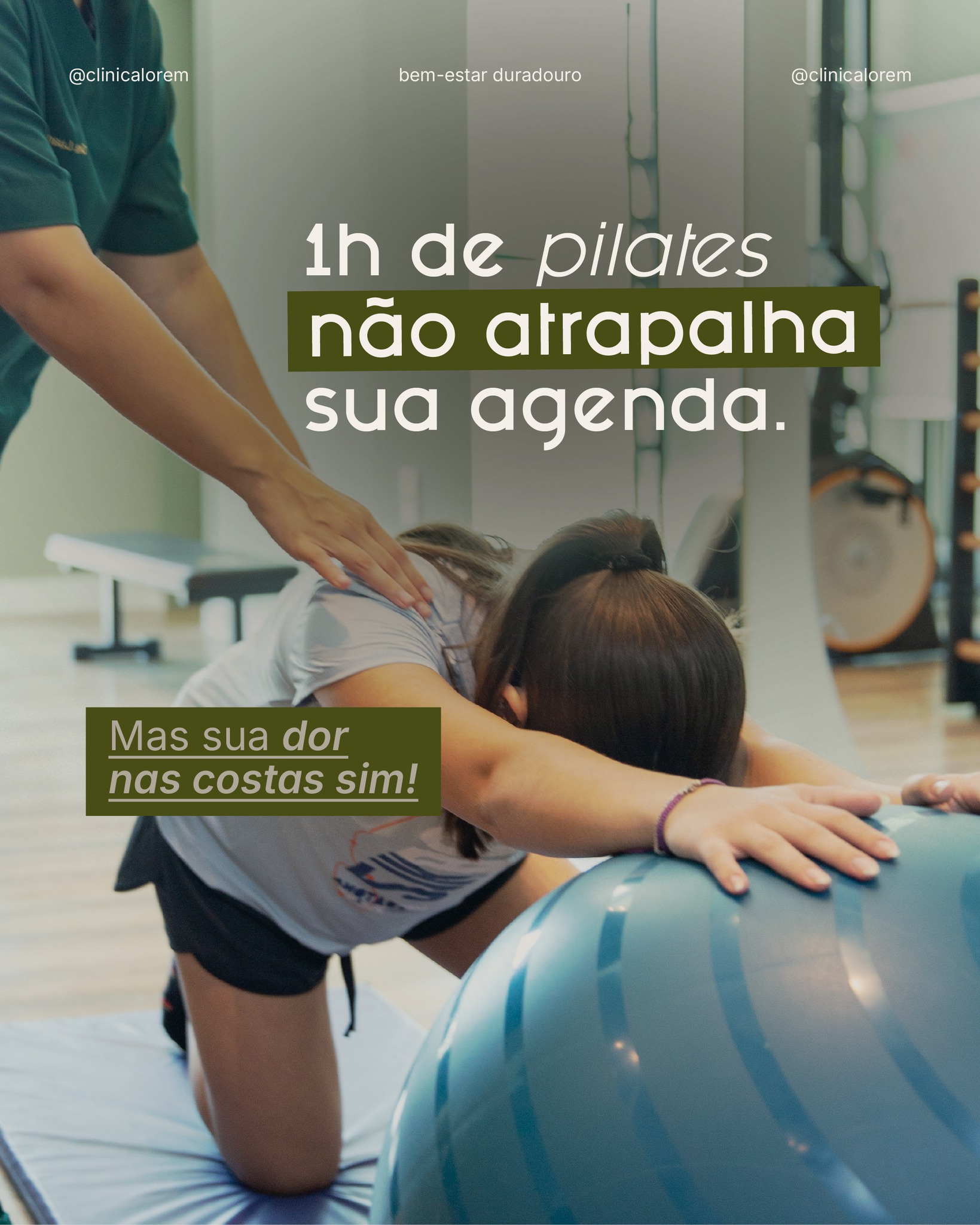 Você pode achar que 1 hora de pilates não cabe na sua rotina.
Mas a dor nas costas que te acompanha todos os dias ocupa muito mais tempo, energia e qualidade de vida.
Cuidar do seu corpo hoje é evitar que o desconforto limite você amanhã.
Clique no link da bio e descubra como o pilates pode transformar sua rotina. ✨