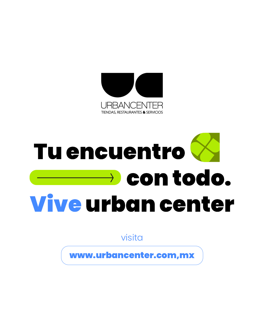 ✨ Todo lo que buscas, en un solo lugar.
En Urban Center reunimos tiendas, restaurantes y servicios para que cada visita sea una experiencia completa.
Tu encuentro con todo. Vive Urban Center.
🌐 Descubre todo lo que tenemos para ti en: www.urbancenter.com.mx
#ViveUrbanCenter #TuEncuentroConTodo #UrbanCenter #TiendasRestaurantesYServicios #ExperienciaUrbanCenter