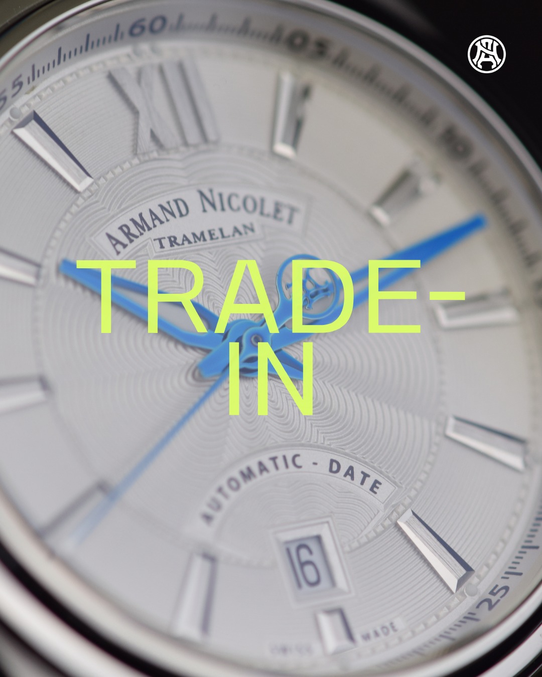 It's time to make room for something new.
With the Trade-In service, you can unlock the value of your current watch and move one step closer to the Armand Nicolet timepiece you've always wanted.
With the July summer sales now underway, this is the ideal time to refresh your collection and choose a new timepiece.