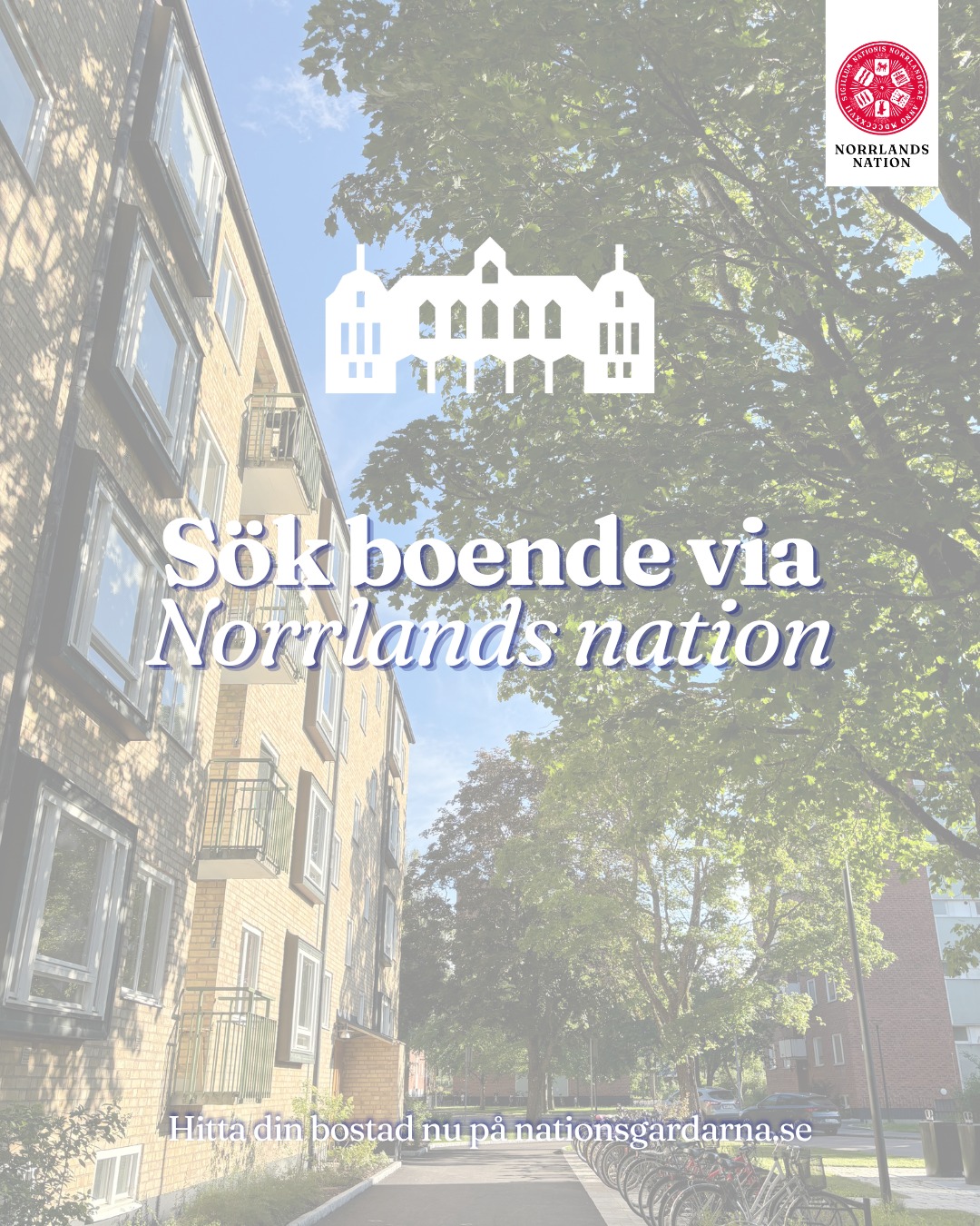 Ny termin, nytt boende? Norrlands nation har genom sin bostadsstiftelse boenden som passar både dig som vill bo själv eller med andra studenter. Våra bostäder finns på Studentvägen och i kvarteret Observatoriet - endast ett stenkast från centrum och alla universitetsbyggnader.🏘
Även du som börjar på universitet i höst och skriver in dig på Norrlands nation har möjlighet att söka någon av våra bostäder. Att exempelvis bo i korridor som ny student är ett utmärkt sätt att skaffa nya vänner!
Visste du att alla funktionärsposter på nationen ger bostadspoäng? Om du engagerar dig i nationen ökar dina chanser att få det boende du önskar. Mer info om hur du engagerar dig finns på vår hemsida Norrlandsnation.se
Våra bostäder finns att söka på nationsgardarna.se. Har du frågor om att bo via Norrlands nation? Hör av dig till kansliet kansli@nn.se eller till Norrlandsgårdarna på info@studentvagen.se ⭐
____________
New semester, new accommodation? Through our housing foundation, we offer accommodations for both students who prefer to live on their own and those who enjoy the corridor lifestyle. Our housing is located at Studentvägen and in the Observatoriet neighborhood - both just a short walk from the city center and several university campuses.🏘
If you’re a new student and join Norrlands nation, you’re eligible to apply for housing. Living in a corridor is a great way for new students to meet people and make friends!
Did you know that all official positions at the nation earn you housing points? By getting involved, you increase your chances of receiving the accommodation you’re hoping for. More information on how to get involved can be found on our website Norrlandsnation.se
You’ll find all available housing at nationsgardarna.se. If you have any questions, feel free to contact our office at kansli@nn.se or Norrlandsgårdarna at info@studentvagen.se ⭐