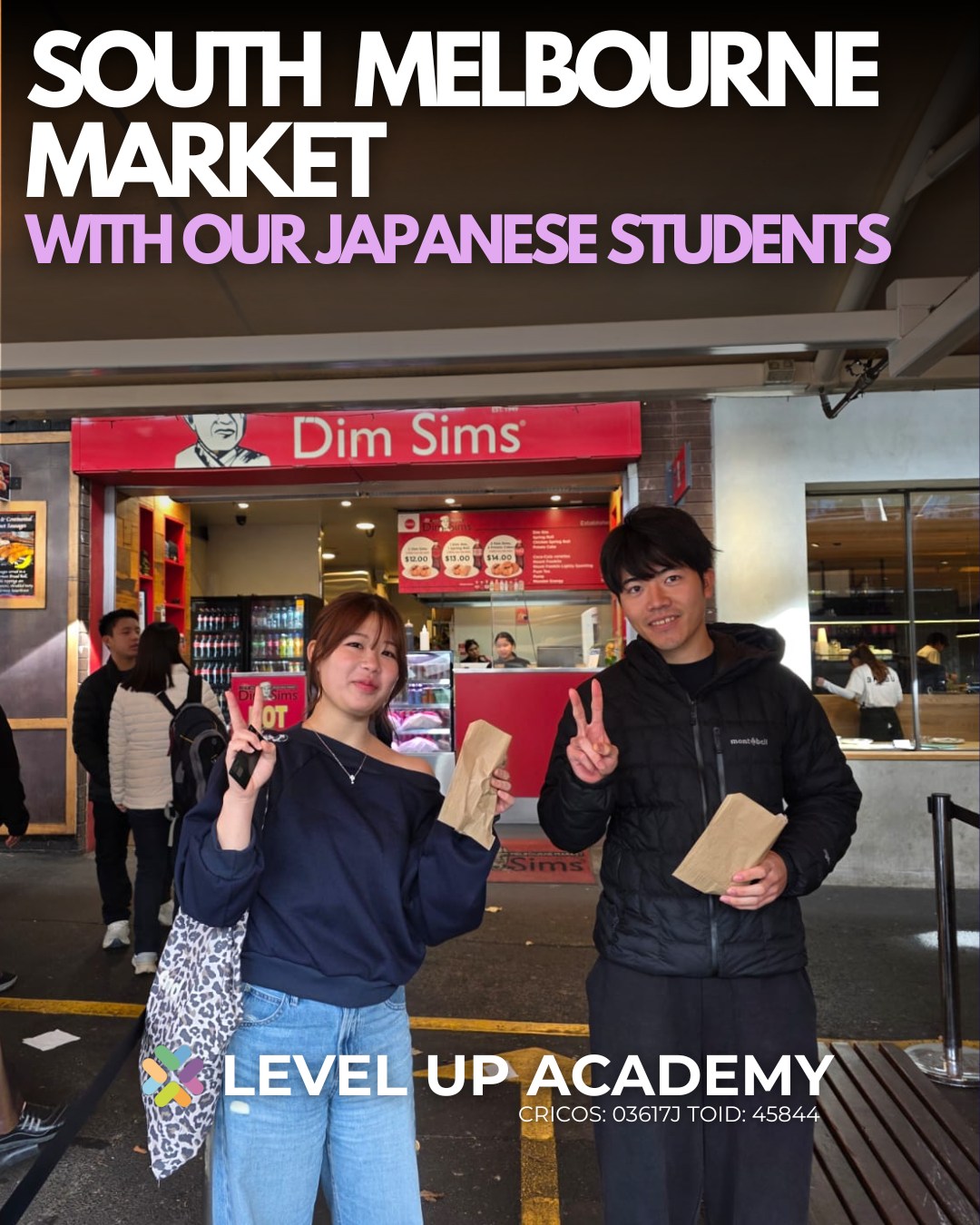 Markets, snacks, and good company š„ā
Another day, another Melbourne adventure with our students. South Melbourne Market did not disappoint.
This is student life at Level Up Academy ā inside and outside the classroom š
#LevelUpAcademy #SouthMelbourneMarket #StudentLife #MelbourneCBD #StudyAbroad