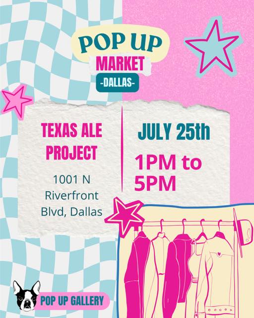 SHOP LOCAL. DRINK LOCAL. 🍻🛍️
This Saturday, we're excited to welcome Pop Up Gallery South to Texas Ale Project!
Known for bringing together talented local artists, makers and small businesses, Pop Up Gallery South transforms everyday spaces into a curated shopping experience filled with handcrafted goods, original art and one-of-a-kind finds.
Grab a pint, wander the market, meet some incredible local creators and discover something you won't find in a big box store. Whether you're hunting for the perfect gift or just enjoying a Saturday at the brewery, there's something for everyone.
Cold beer. Local talent. Great company.
We'll see you Saturday!