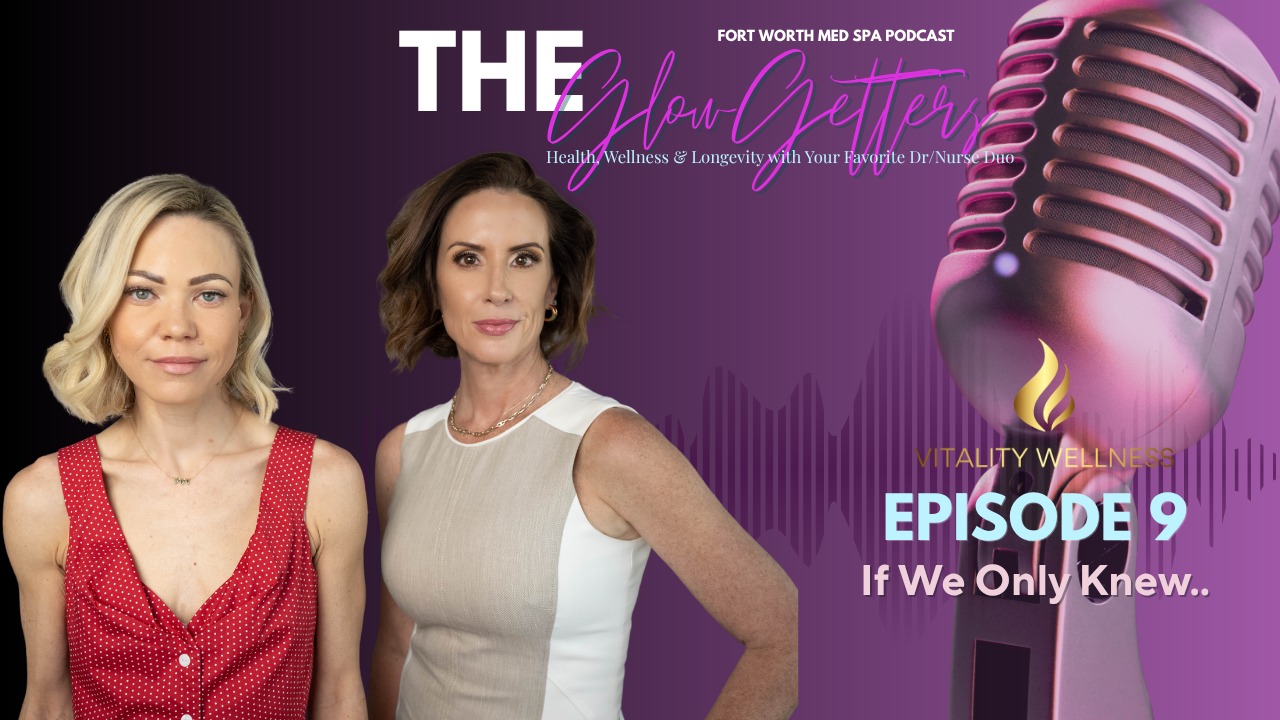 ๐๐๐๐๐๐๐ ๐: ๐๐ ๐๐ ๐๐ง๐ฅ๐ฒ ๐๐ง๐๐ฐ ๐ฅ | Looking back, we would have done a FEW things differently! A patient suggested a podcast about things we wish we knew in our earlier years and we LOVED the idea! From skincare to parenting and beyond.... we hope you love Episode 9.
And do us a favor-- subscribe and share if you think someone needs to hear this!
๐๐๐ฆ๐ง๐๐ก ๐๐๐ฅ๐: ๐
https://open.spotify.com/episode/23l8GPnbMjbyk95I12NhJc?si=1dTBn3VbRQO0EA0bMzyW6A
#TheGlowGetters #podcast #over40 #VitalityWellnesMedSpa #fortworth