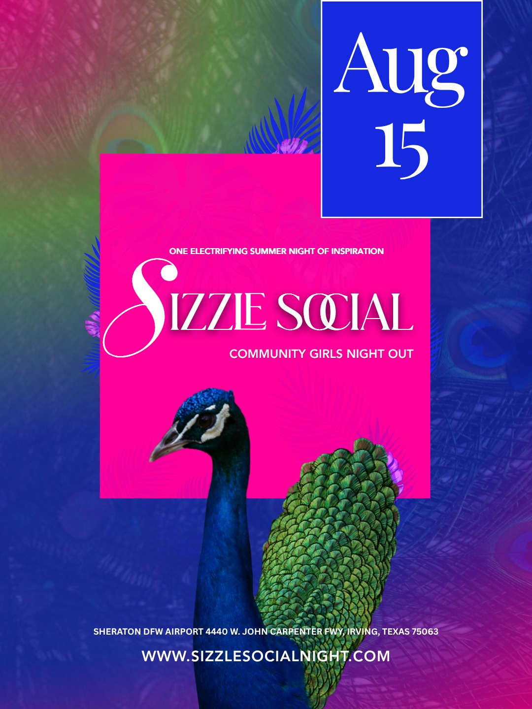 We're looking for a few more curated vendors for Sizzle Social Night Out! āØ
Are you looking for a fun, engaging way to introduce your business to an amazing community of women?
Sizzle Social Night Out is more than a vendor eventāit's an experience. Our guests come ready to shop, connect, discover new businesses, and support local brands.
We're looking for a few more businesses that align with our intimate audience of women, including:
šļø Women's Boutique & Fashion
š Jewelry & Accessories
š Beauty & Skincare
šæ Health & Wellness
šÆļø Candles & Home Fragrance
š” Home DĆ©cor & Lifestyle
⨠Women's Services & Unique Brands
As a featured vendor, you'll receive:
āļø A curated vendor space at the event
āļø Direct access to women from across the DFW area
āļø Opportunities to build relationships and grow your customer base
āļø Social media recognition leading up to the event
āļø A chance to be part of one of the most anticipated girls' nights of the summer
š
Saturday, August 15, 2026
š 7:00 PM ā 10:30 PM
š Sheraton DFW Airport Hotel
š Vendor spaces are limited, and our special vendor pricing of $185 won't last much longer.
If you believe your business would be a great fit, we'd love to connect with you.
Register Today
SizzleSocialNight.com/vendors
Let's create an unforgettable evening together while introducing your business to women who love to shop, connect, and support local businesses.
