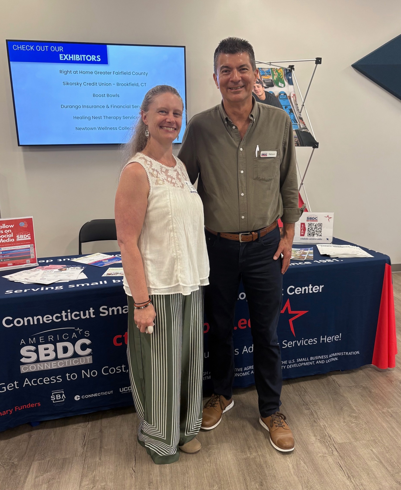 @jenyogareikihealing representing @nwcnewtownct at the @greaterdanburychamber Wellness Expo last week! So wonderful to connect with other wellness businesses, and to say hello to Nelson Merchan with @ctsbdc!
#bewell #healthyhabits #HeartHealth #mentalhealth #localbusinesses #ctsmallbusiness #yogaforhealthylife #mindbodymedicine