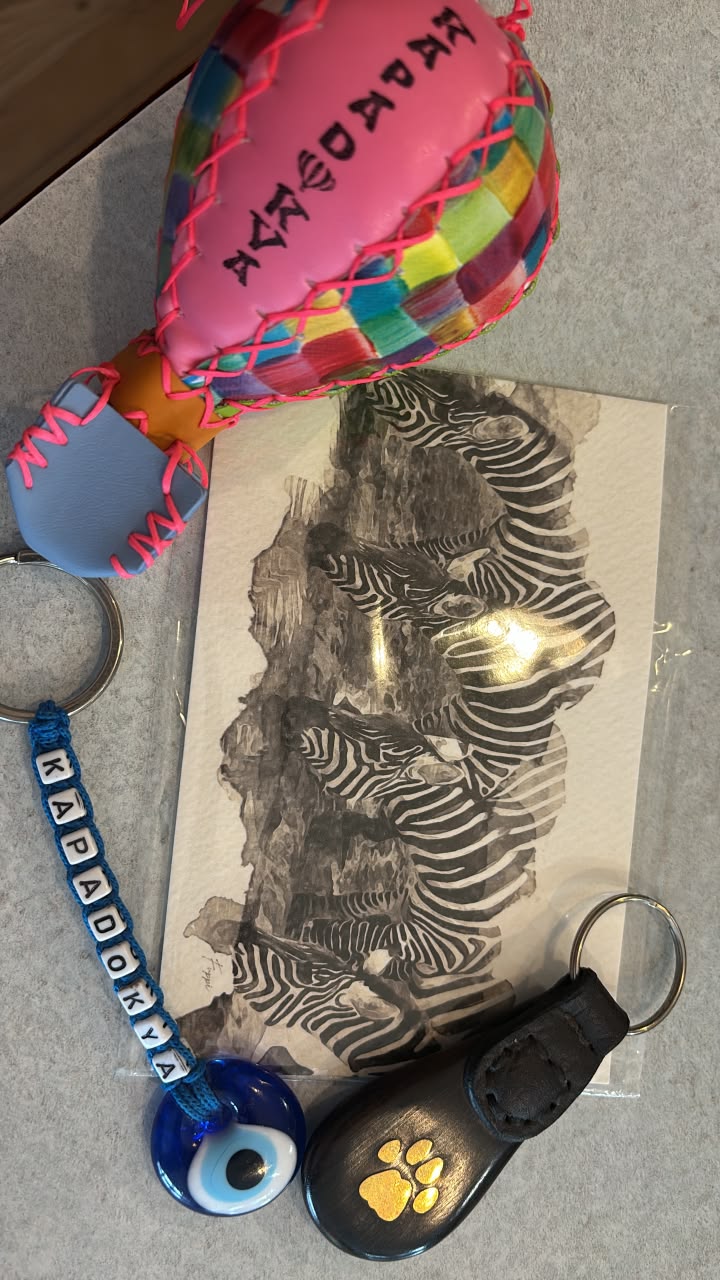 Thank you for the treasures Donald Dupasquier! Love the evil eye to keep me safe and the giraffe 🦒 print will be framed! Safe travels to Nfld. Wish you were skipping over to New Brunswick