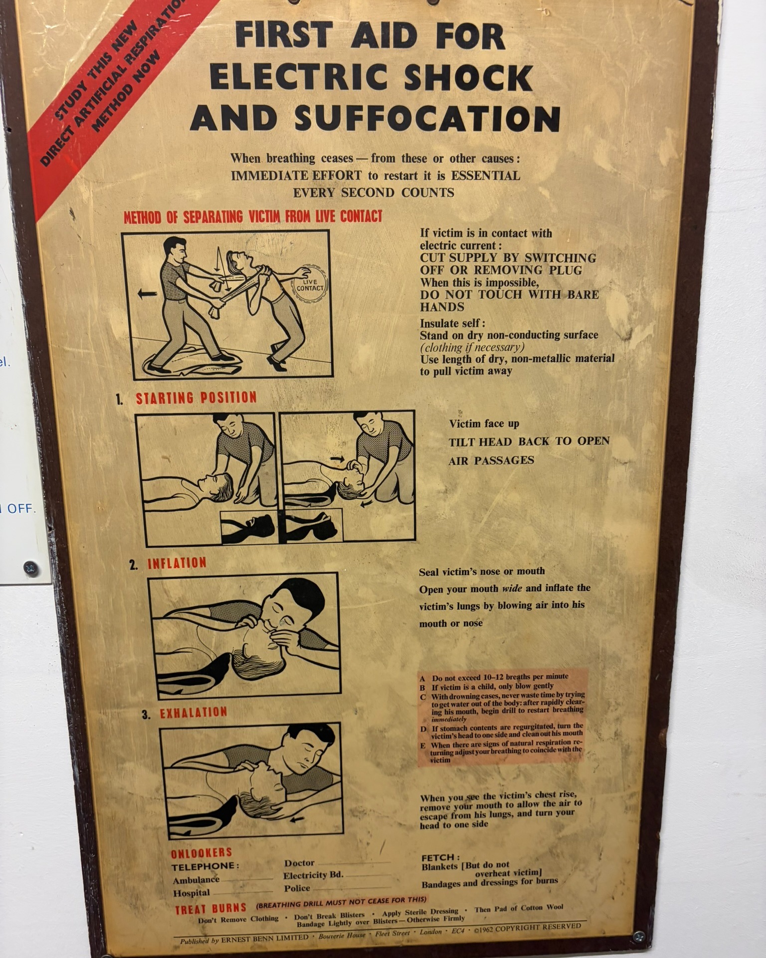 ⚡ A Look Back at Electrical Safety Through the Years
During a recent site visit to one of the newest developments to join the London Block Management portfolio, we came across a fascinating piece of history – an original 1963 first aid poster for electric shock and suffocation.
Seeing it displayed alongside today's Health & Safety Executive guidance is a powerful reminder of just how far health and safety standards have evolved over the past 60 years.
As block managers, it's our responsibility to ensure the buildings we manage not only preserve their history where appropriate but also meet today's rigorous health, safety and compliance standards.
A routine site visit can uncover more than just maintenance task – it also offers a fascinating glimpse into how far our industry has come.
#LondonBlockManagement #HealthAndSafety #PropertyManagement #BuildingSafety #SiteVisits #Compliance #TeamLBM