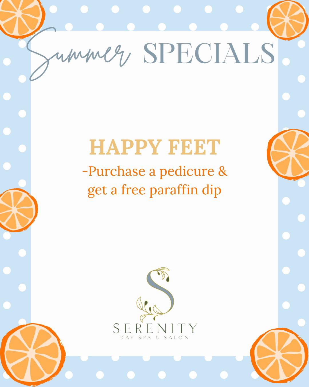 Happy Feet all summer! 🌊
Treat your feet to a little extra TLC this summer! For a limited time, purchase any pedicure and receive a free paraffin dip-the perfect add-on to leave your feet feeling soft, smooth, and deeply hydrated.
This special is the perfect way to pamper yourself. 💛
Available for both new and existing clients for a limited time!
Call 870.234.4000 or book online at Sdsmagnolia.com to reserve your spot! 🍊
#SAU #salonandspa #sdsmagnolia #pedicure #giftsforher