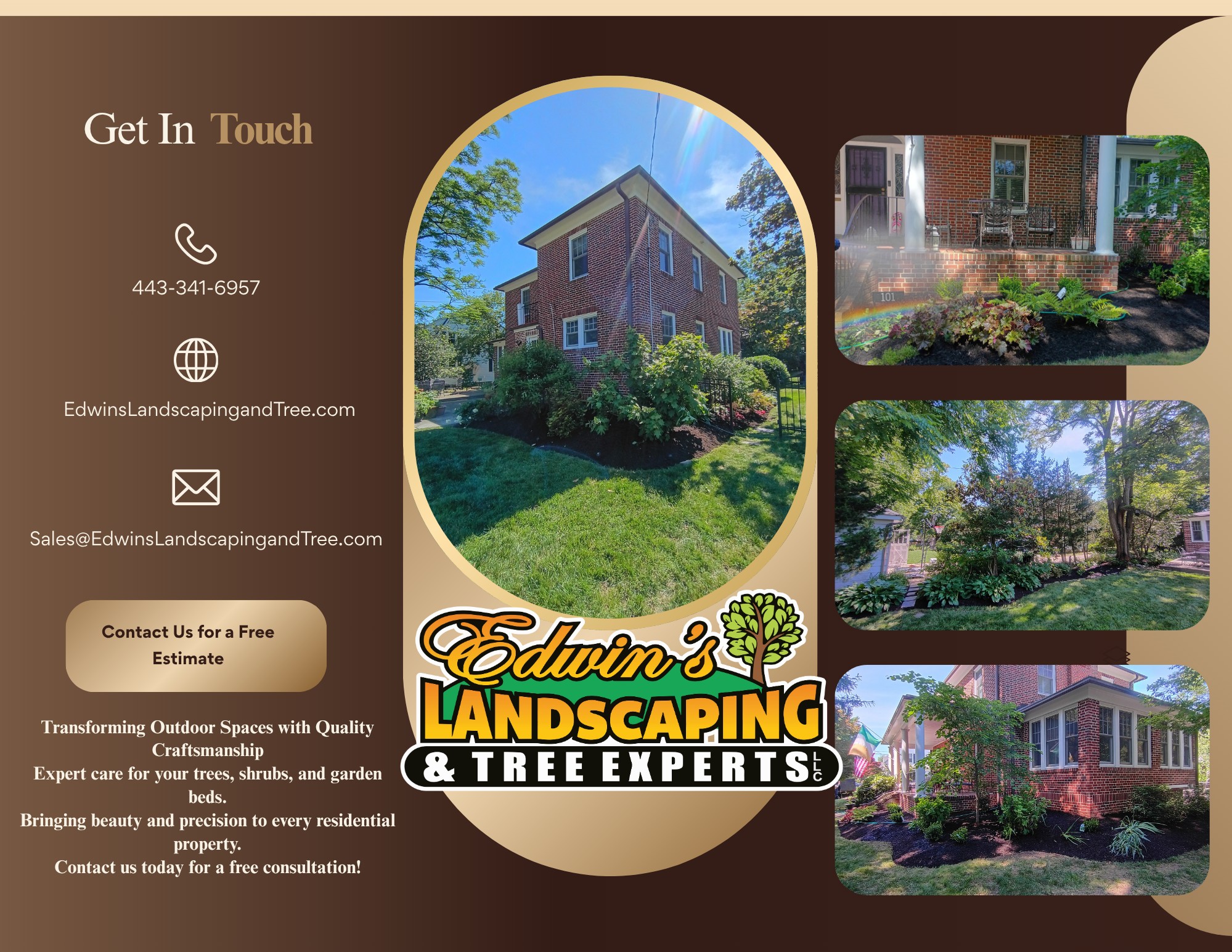 🌿 Your Dream Landscape Starts Here! 🌿
A beautiful property doesn't happen by chance. It happens with the right team.
At Edwin's Landscaping & Tree Experts, we take pride in creating outdoor spaces that are clean, inviting, and built to last. From fresh mulch and vibrant plant installations to detailed landscape maintenance and complete property transformations, our experienced team delivers results that homeowners can be proud of.
Whether you're looking to refresh your curb appeal or completely transform your landscape, we're here to help every step of the way.
✅ Free Estimates
✅ Professional & Reliable Service
✅ Residential Landscaping & Tree Services
✅ Quality Work You Can Count On
📞 443-341-6957
🌐 EdwinsLandscapingandTree.com
📧 Sales@EdwinsLandscapingandTree.com
Contact us today and let's bring your vision to life! 🌳🏡✨
#EdwinsLandscapingandTreeExperts #TreeExperts #Landscaping #CurbAppeal #Mulching #LandscapeDesign #MarylandLandscaping #OutdoorLiving #GardenTransformation #FreeEstimate
