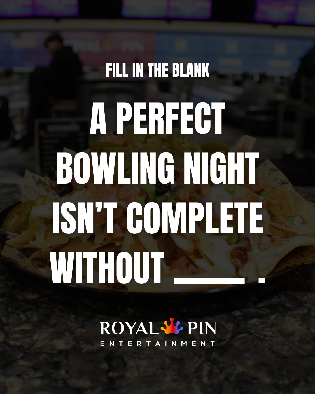 🎳 Fill in the Blank! 🎳
The perfect bowling night isn't complete without __________. 👑
Whether it's throwing strikes, catching up with friends, the friendly competition, or enjoying great food and drinks, we want to hear what keeps you coming back! Drop your answer in the comments! 💙🎳
