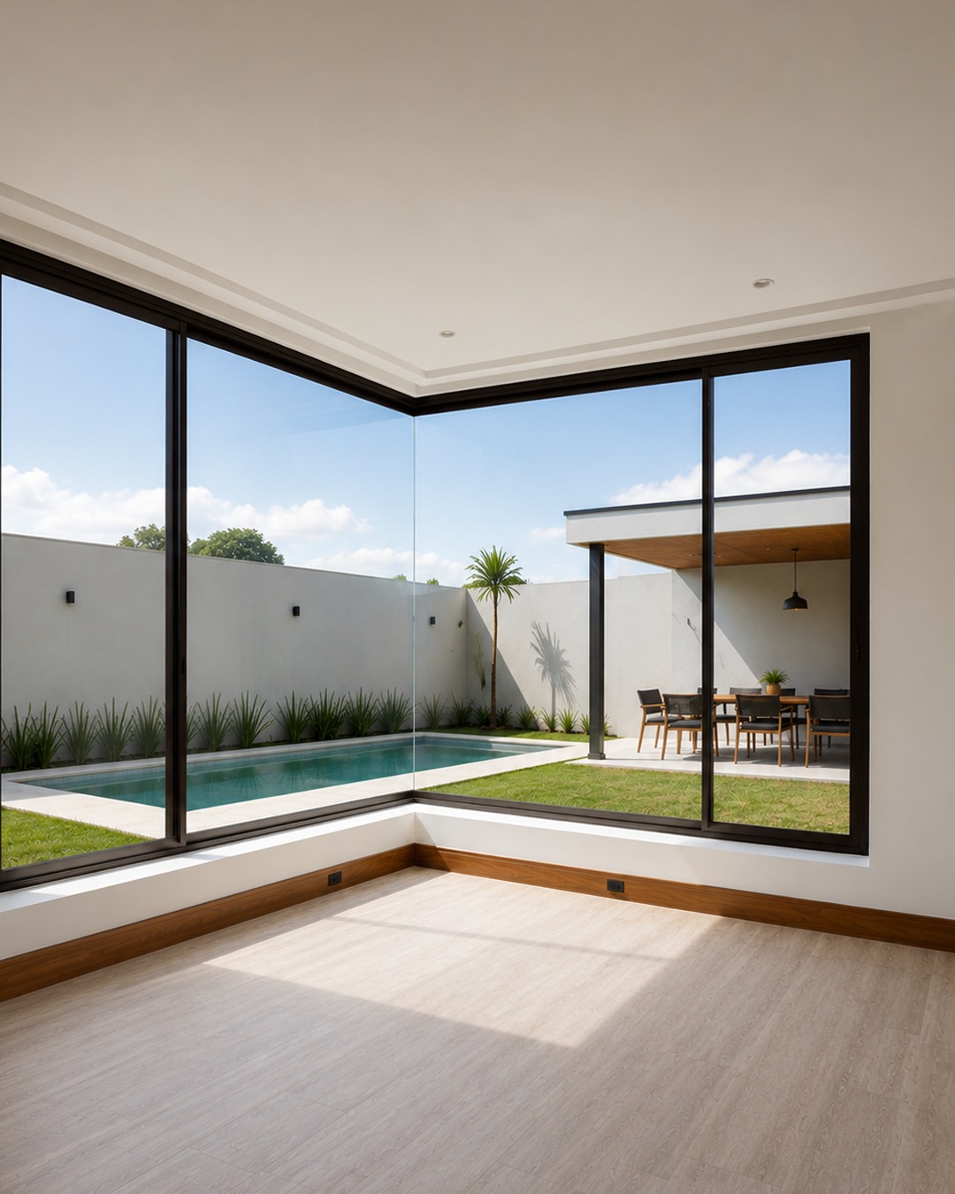 ✨ Vistas continuas e interrupciones mínimas.
Los sistemas fijos con esquina a hueso son la clave para lograr esa conexión natural con el exterior que define a los espacios contemporáneos.
Menos aluminio, más panorama y un diseño impecable.
Diseñamos e instalamos cancelería de alta gama con precisión milimétrica.
📲 Cotiza tu proyecto dando clic al enlace de nuestro perfil o escríbenos por DM.
#Roksa #Cancelería #Arquitectura #EsquinaAHueso #DiseñoArquitectónico #Ventanales #Minimalismo #Mérida #Yucatán