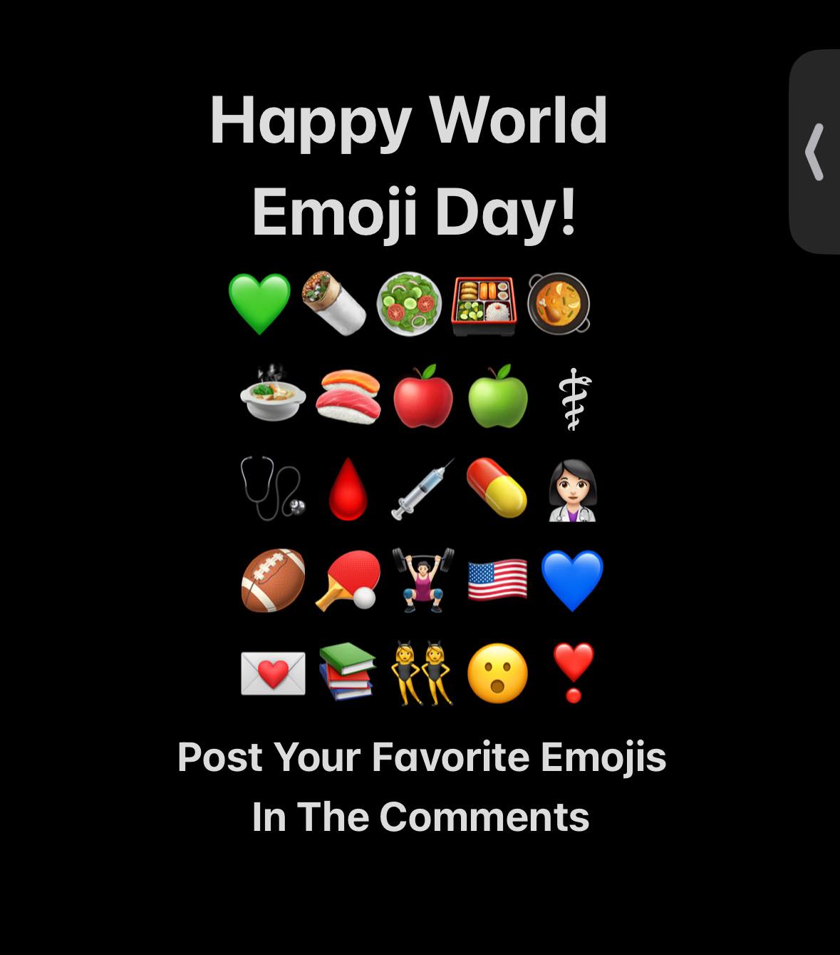 Happy World Emoji Day! 🥳🎉🙌🏼🎊
Remember how boring it was to text each other without them on our flip phones?
Who remembers when symbols was the best we had?
We have come a long way. Show me your favorite emojis!
#emoji #nationalday #abetterpathtowellness