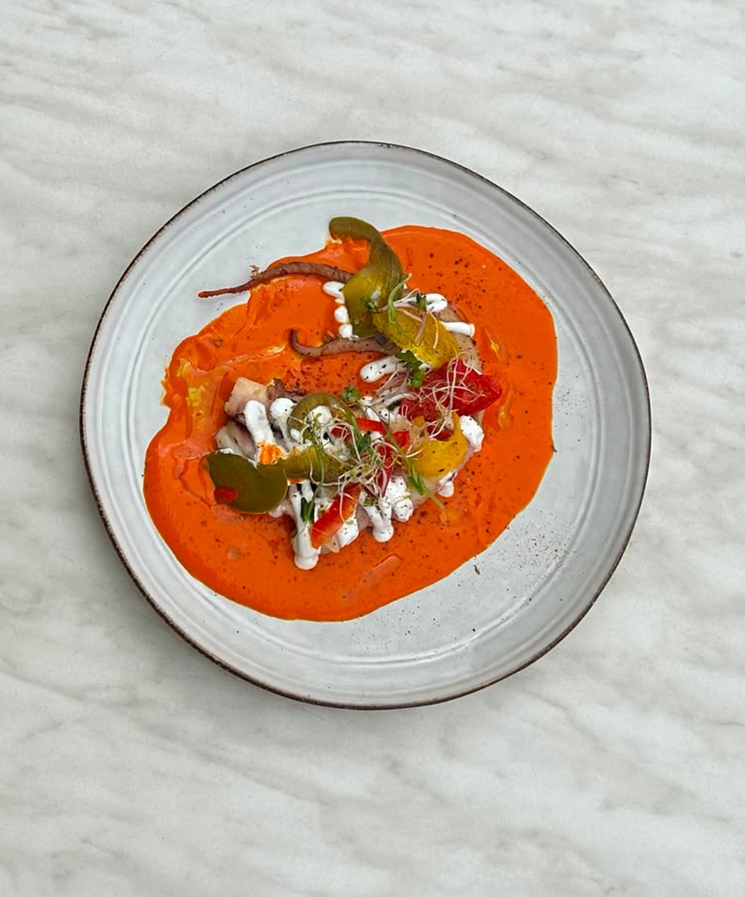 🌈 On continue l’été en couleurs… et en saveurs
Au Bistrot Saint Jean, l’assiette fait aussi voyager 😉
👉 Découvrez notre poulpe poêlé en persillade
accompagné d’une crème de piquillos au piment d’Espelette,
de poivrons confits et d’un yaourt grec citronné
Un plat à la fois gourmand, frais et plein de caractère…
où chaque bouchée apporte équilibre et relief ☀️
👉 Une vraie assiette d’été, à savourer sans hésiter
📍 Mercure Bordeaux Centre Gare Atlantic
#BistrotSaintJean #RestaurantBordeaux #CuisineDeSaison #FoodBordeaux #Été
