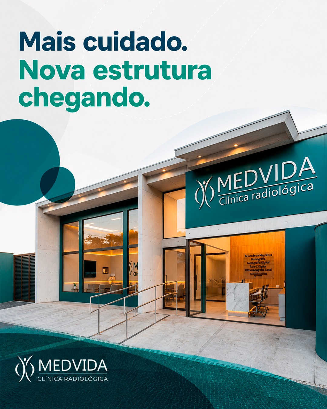 Mais do que exames, oferecemos cuidado 💙
Na Medvida, ao longo de todos esses anos de história, cada paciente recebe atenção individualizada, respeito e acolhimento do início ao fim.
Estamos também preparando uma nova estrutura para a clínica, pensada para oferecer ainda mais conforto, tecnologia e qualidade no atendimento.
Nosso compromisso é com sua saúde e bem-estar.✨
www.clinicaradiologicamedvida.com.br
Pirassununga – Av. Newton Prado, 1980 – Centro
(19) 3565-3040 – WhatsApp
#Medvida #Humanização #Saúde #Radiologia #ExamesDeImagem #Cuidado #ClínicaDeImagem