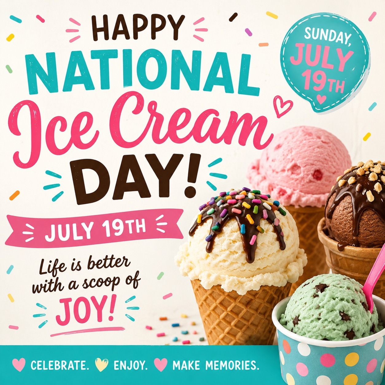 It's National Ice Cream Day!
Quick question...
🍫 Chocolate
🍓 Strawberry
🍪 Cookies & Cream
🍦 Vanilla
🌈 Something else?
Tell us your favorite flavor in the comments! 👇
#NationalIceCreamDay #SummerFun #IceCreamLovers #SewickleyCommunityCenter