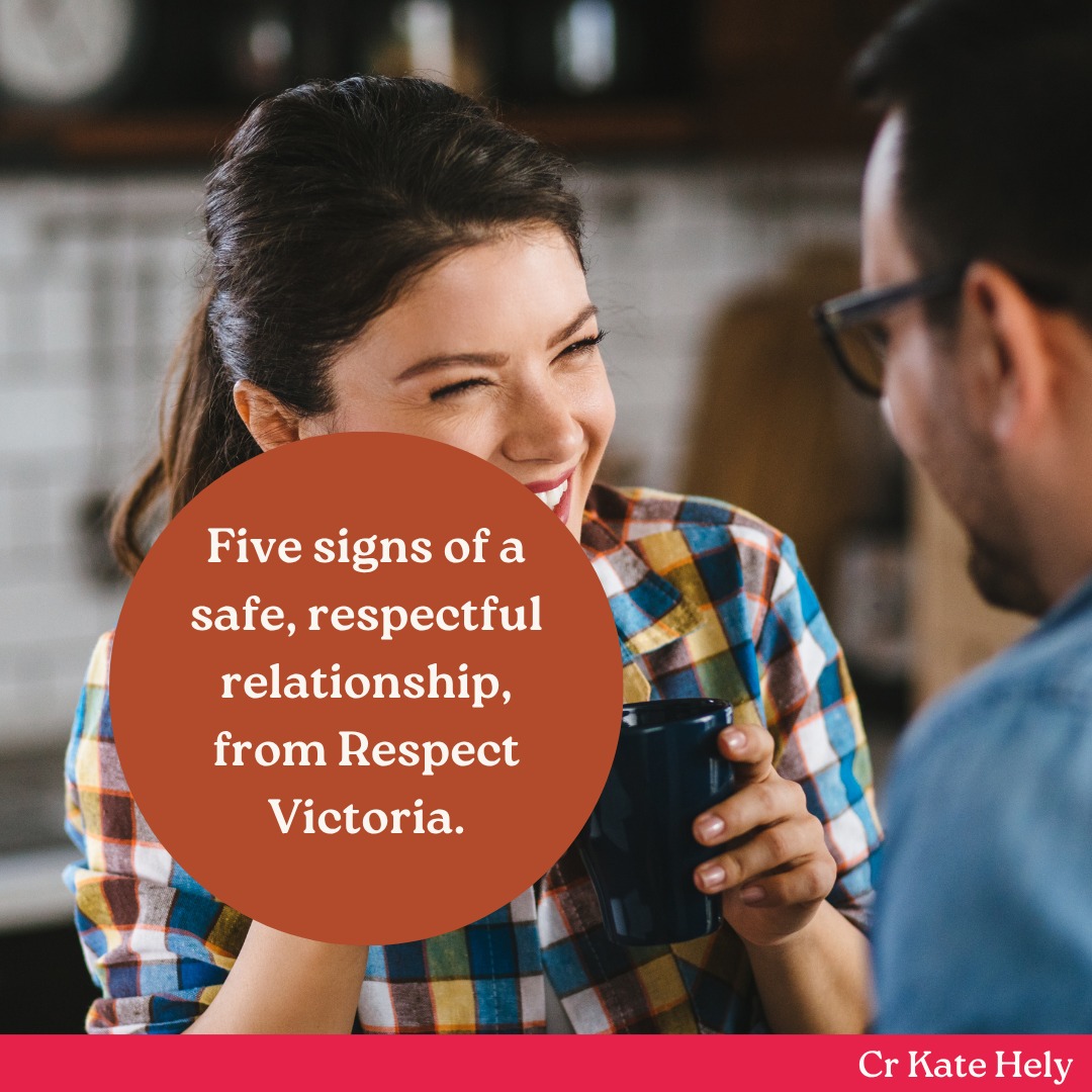 We talk a lot about relationship red flags. What about the good stuff?
Respect Victoria has put together five green flags worth celebrating:
🥰 You communicate respectfully, even when you disagree.
👍 You can be fully yourself, no performance, no walking on eggshells.
👉 Your partner genuinely supports your goals and your dreams.
🥰 They respect your boundaries without making you feel guilty for having them.
😘 And they want you to have a full life outside the relationship too, your friends, your family, your own space.
If that sounds like your relationship, or a relationship you see around you, that's worth naming and celebrating.
It matters more than we'd like to admit. 37 women and 17 children have been killed in Australia this year, many allegedly by men and boys they knew. Getting respect right in our relationships isn't a small thing. It's the foundation everything else is built on.
If you or someone you know needs support, 1800RESPECT is available 24/7 on 1800 737 732.
https://www.respectvictoria.vic.gov.au/news/what-do-healthy-relationships-look-like
