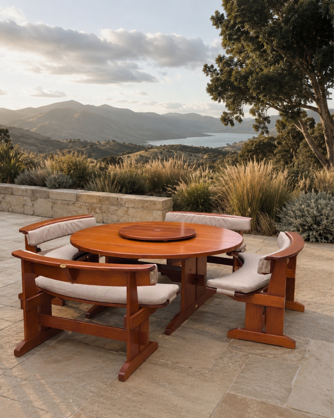 We’ve been making our round settings for many years, and there is a reason they continue to be so well loved.
They’re made from solid Iroko hardwood, chosen for its strength, stability and ability to perform outdoors. Every curve, joint and proportion has been considered so the setting feels comfortable, balanced and built to last.
Place it somewhere with a view, and it becomes a pretty special place to gather.
Proudly Designed & Handcrafted in New Zealand Since 1984.
Explore more on our WEBSITE, link in bio!