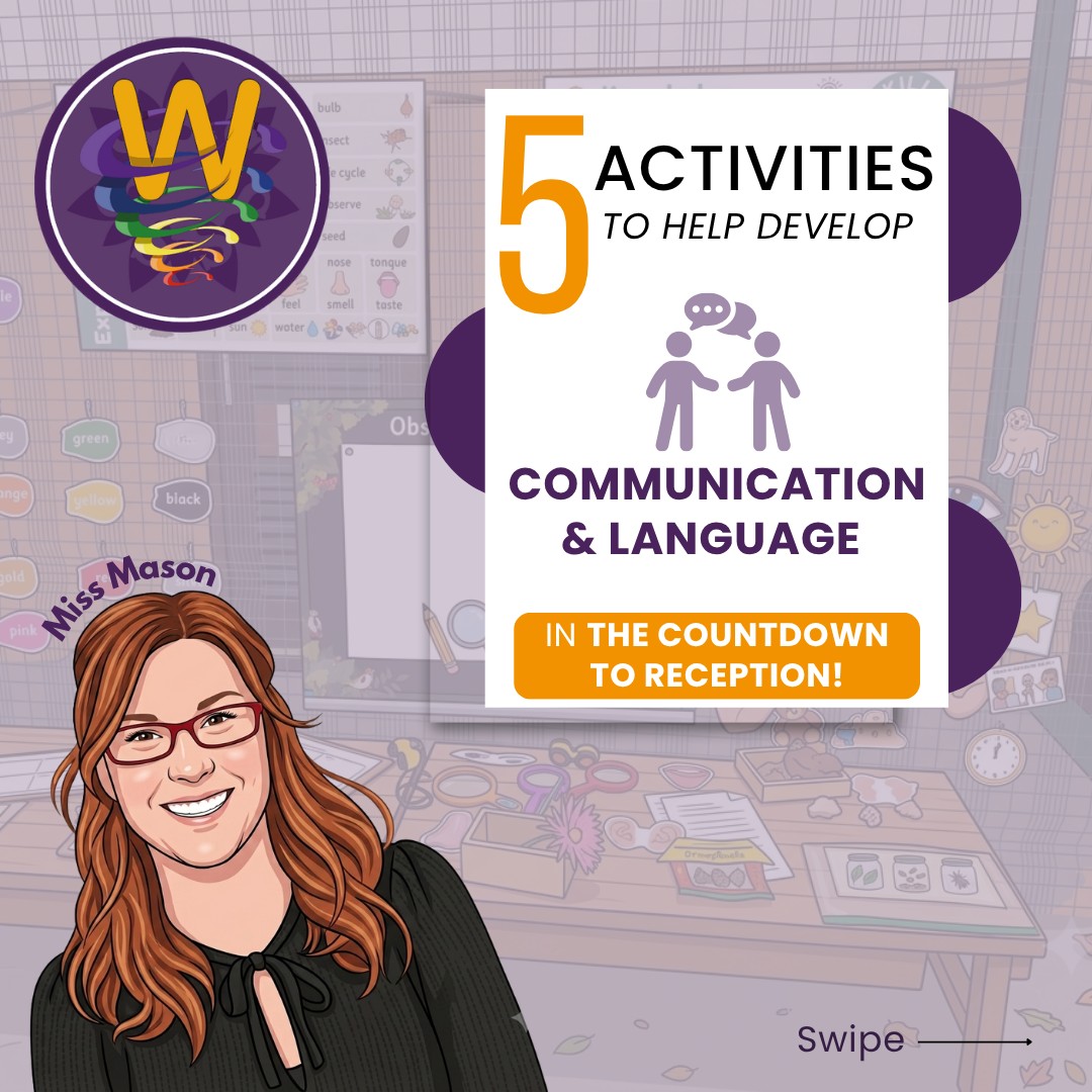#countdowntoreception #communicationandlanguage #fiveactivities #TopTipsTuesday