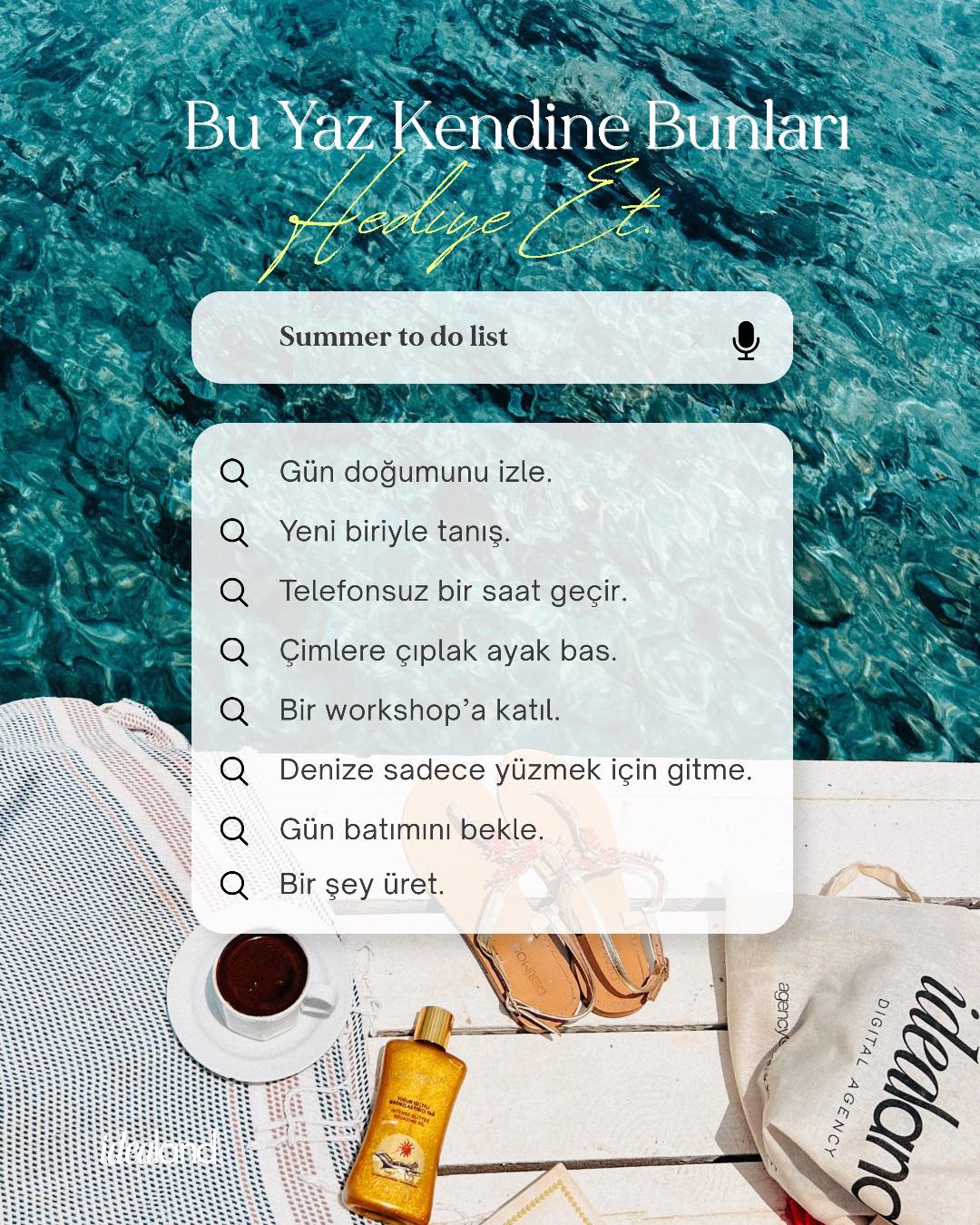Bazen en güzel yaz, en çok yer gezdiğin
ya da en yoğun olduğun değil;
kendine en çok zaman ayırdığın ve
o küçük anların tadını çıkardığın yazdır.
Hayatın koşturmacası içinde ruhunu dinlendirmeyi,
sadece "anda" kalabilmeyi ve kendini ödüllendirmeyi unutma.
Çünkü bu yaz, senin keşiflerinle
ve kendine kattığın güzelliklerle unutulmaz olabilir.