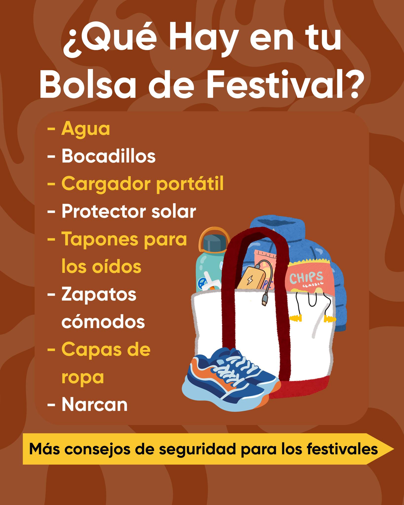 ¿Vas a un festival este verano?
Desliza para ver consejos para empacar y formas de mantenerte centrado y seguro, incluyendo:
Prepara un plan de salida. Antes de ir, decide un medio de transporte alternativo o una forma de salir temprano, y elige a una persona a quien puedas llamar o escribir si necesitas irte porque las cosas se sienten abrumadoras.
Enfócate en la experiencia. Deja que la música, el arte y la gente sean la razón por la que estás ahí.
Considera llegar temprano y salir temprano para evitar encontrarte en una situación difícil más tarde en la noche, cuando las cosas pueden intensificarse.
La recuperación no tiene que significar perderte el festival. En cambio, preséntate a disfrutar según tus propios términos.
Encuentra recursos locales de recuperación y consejos en communitycompass.co/resources
#TemporadaDeFestivales #MountainFair #UpInTheSky #Recuperación #SaludMental #ApoyoEntrePares #eagle #silverthorne #breckenridge #frisco #aspen #glenwoodsprings #basalt #leadville #vail #carbondale #edwards #avon #silt