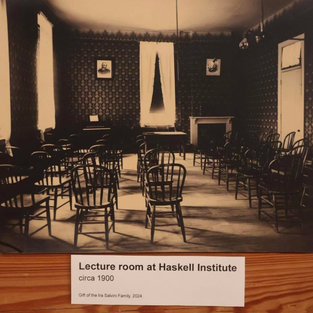 Last week of summer semester📚
let’s take a look at the scenes and past student body of Haskell
Last photo is from
Haskell Institute students circa 1900
This detail of a panoramic photo shows a selection of the student body at Haskell Institute gathered in front of Hiawatha Hall.
The uniforms that they are wearing were produced on site in the school's tailoring and shoemaking departments as training for the students
Haskell Cultural Center and Museum
2411 Barker Ave
Lawrence, KS 66046
Museum@haskell.edu
Www.haskellhistory.com
#NDNCountry #Lawrence #haskellindiannationsuniversity