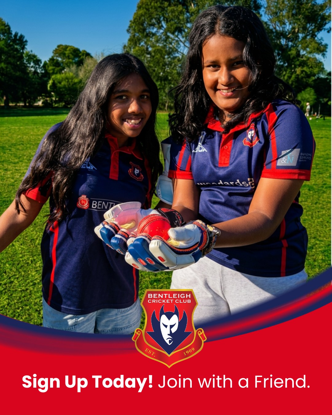 Girls, it's your time to shine! ๐ซ
Junior All Girls Cricket registrations for season 2026/27 are now open, and there's never been a better time to get involved!
โจ Bring a friend and join a team of like-minded girls
๐ซถ Build confidence and create new friendships
๐ Be part of a fun, supportive community
๐ Learn new skills and enjoy every moment on the cricket field
Whether you're picking up a bat for the first time or already love the game, everyone is welcome. The best memories are made when you play together, so grab your bestie and register today!
Come for the cricket. Build special friendships.
โค๏ธ๐โค๏ธ๐
Visit bentleighcc.com.au/allgirls for more information.
@allgirlscricket