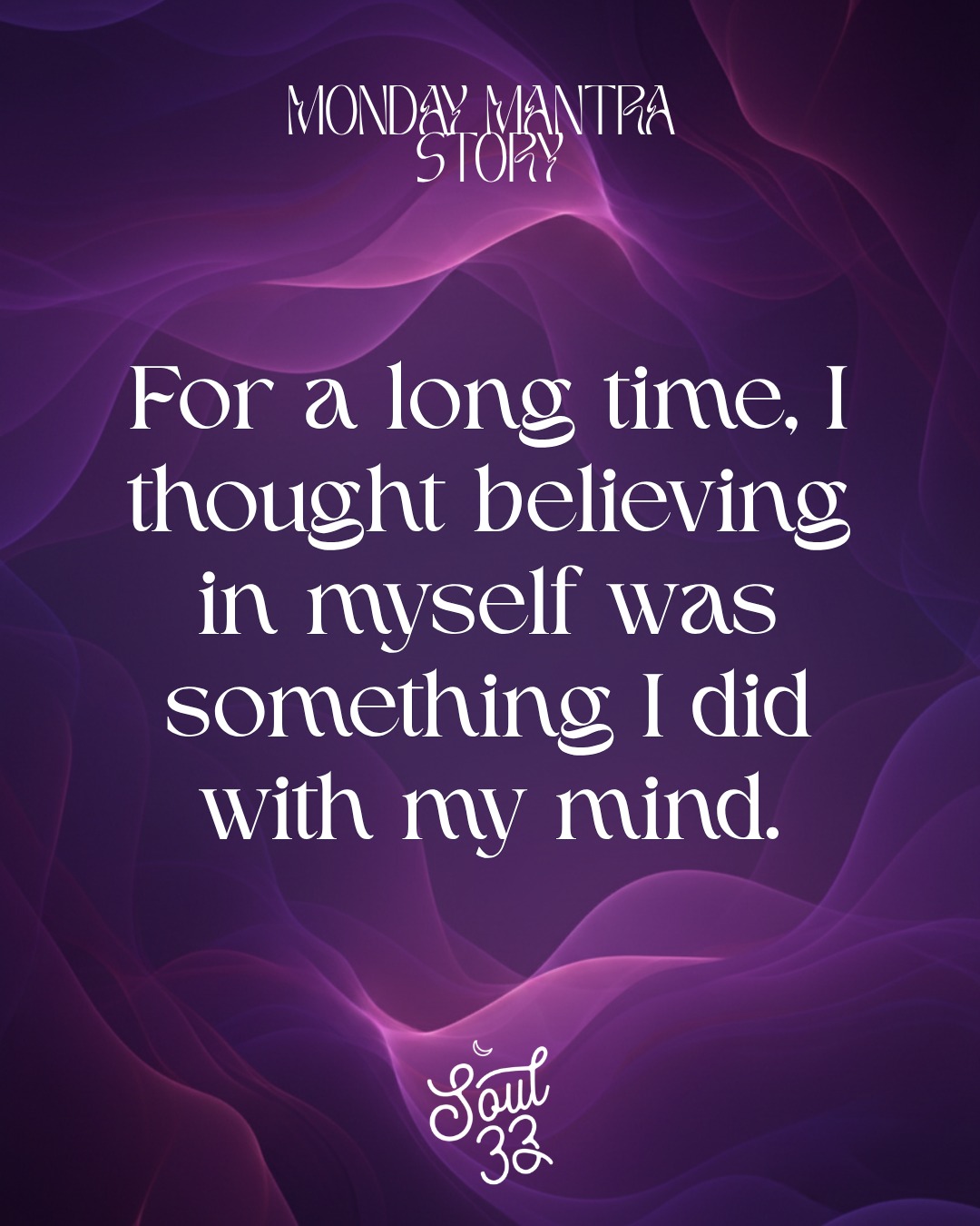 I must believe in myself 🙌🏾
Your Monday Mantra is now live! Link in stories ⭐️