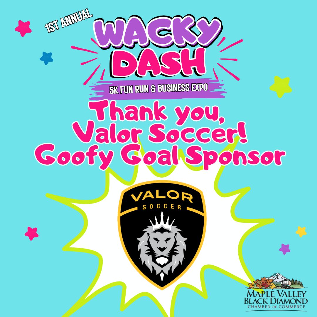 Get ready to get a little wacky! ๐คช
We're excited to be a sponsor of the Wacky Dash 5K on Saturday, August 1 at 9:00 AM at Lake Wilderness and we'd love to see our Valor families there!
This family-friendly event is all about having fun. Whether you run, walk, or just come dressed in your wackiest outfit, it's a great way to spend the morning with your community.
As a Valor family, you can receive:
$10 off adult (13+) registration- now just $20
Kids 12 & under are just $5
Use the link below to register. Use code VALORSOCCER to receive your discount.
runsignup.com/Race/WA/MapleValley/wackydashbash
We can't wait to see you on the route! #WeAreValor #WackyDash5k