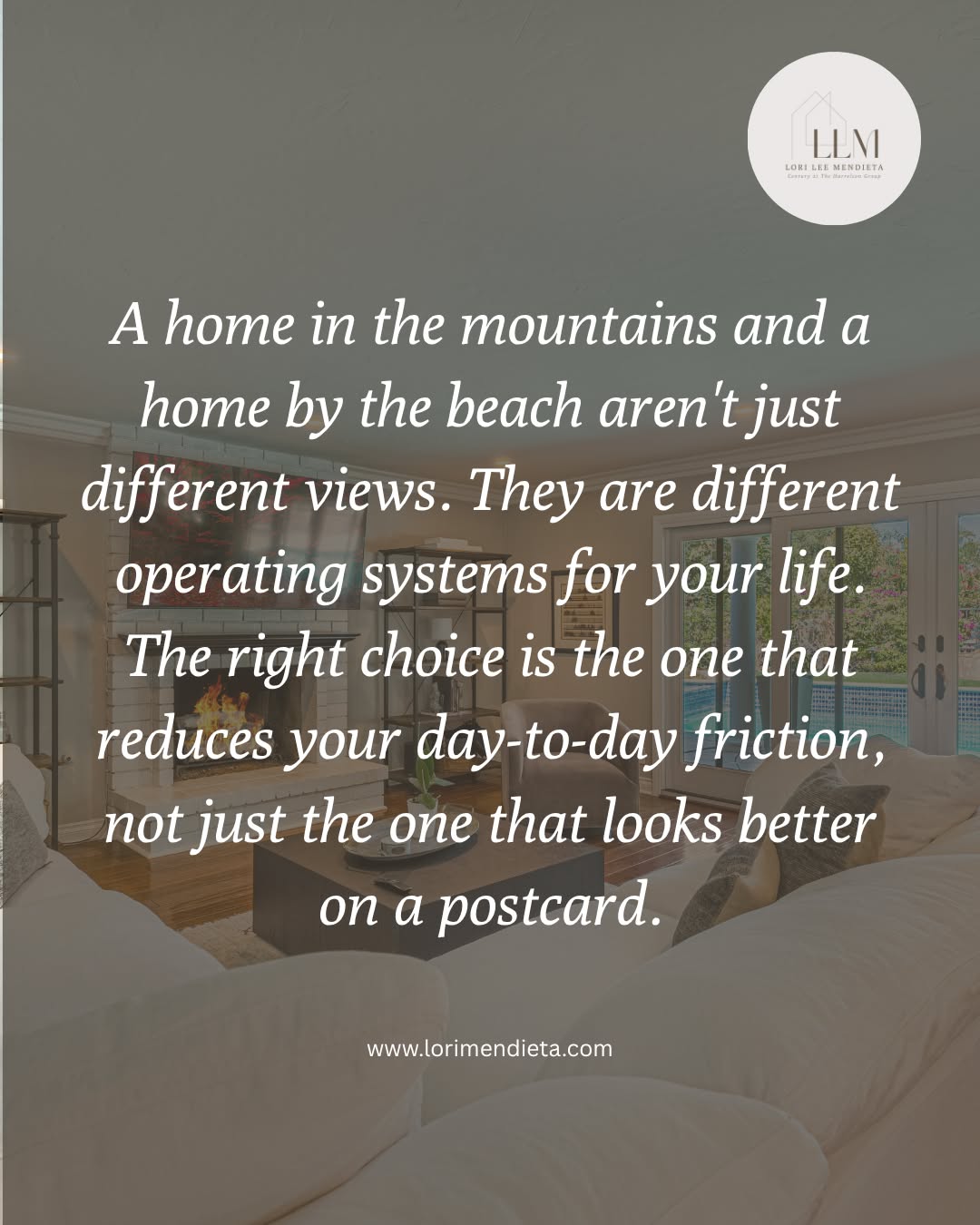 Choosing a location is really a decision about how you want to spend your time.
When buyers weigh the beach versus the mountains, they are often looking at the scenery. But in practice, the real impact shows up in your Tuesday mornings and your weekend logistics. It is about how long it takes to reach the grocery store, how much maintenance the environment requires, and how the local infrastructure supports your daily rhythm.
For some, coastal living offers a sense of ease and connectivity that simplifies a busy schedule. For others, the privacy and space of the mountains offer a much-needed reset.
The goal isn't just to find a beautiful setting. It is to fine a location that functions so well for your lifestyle that you stop noticing the logistics and start enjoying the life you moved here for.
If you’re ready to look past the view and find the right "operating system" for your next move, let’s talk.
#MyrtleBeach #GrandStrand #Relocation #BeachLiving #MountainLiving #HomeBuying #SouthCarolinaRealEstate #MovingTips
