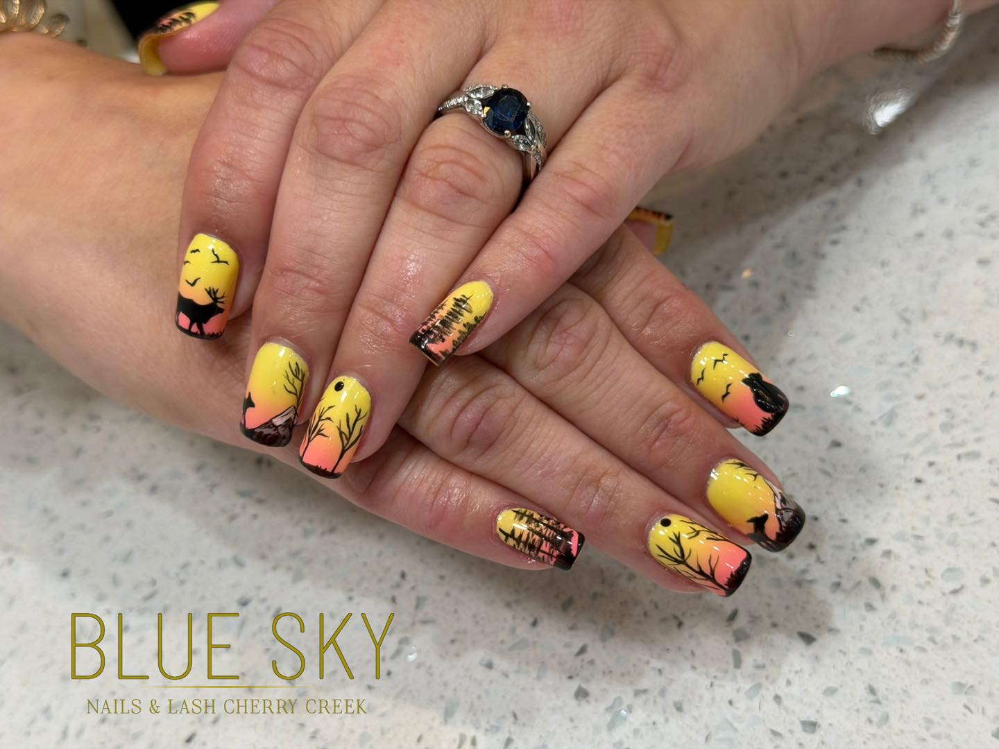 Acrylic Overlay with Gel Polish & Summer Design🌟✨
👉Get our app to join our loyalty program and book with us anytime, anywhere!
https://apps.apple.com/us/app/blue-sky-nails-lash/id1514681074
☎️ 303-377-6968
📍Our Location is, 4260 E Alameda Ave, Glendale, CO 80246
🌐instagram.com/blueskynailslash_cherrycreek
🌐Our Website: blueskynailscherrycreek.com
#blueskynailslashcherrycreek #nailsaloncherrycreek #nailsalonnearme #nailart #beautysalonnearme #manicurepedicure #gelnailsils #eyelashesextensions
