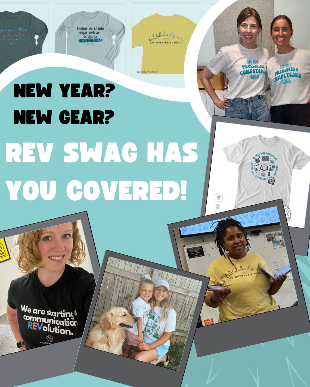 August is here, and a new school year is right around the corner! ✏️☀️
Start the year with some new REV gear and rep the REV community wherever you go. 💙
🛍️ Shop REV swag at the link in our bio! Proceeds benefit @revaccessability