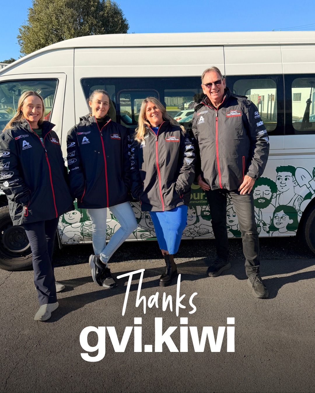 A huge thank you to PJ and the team at @gvi.kiwi for their generous donation of Rally New Zealand jackets, beanies and clothing! πποΈ
This clothing is heading out into our community to help keep people warm this winter.
Thanks, gvi.kiwi crew, for your kindness and for helping us care for our community. We appreciate your support! π