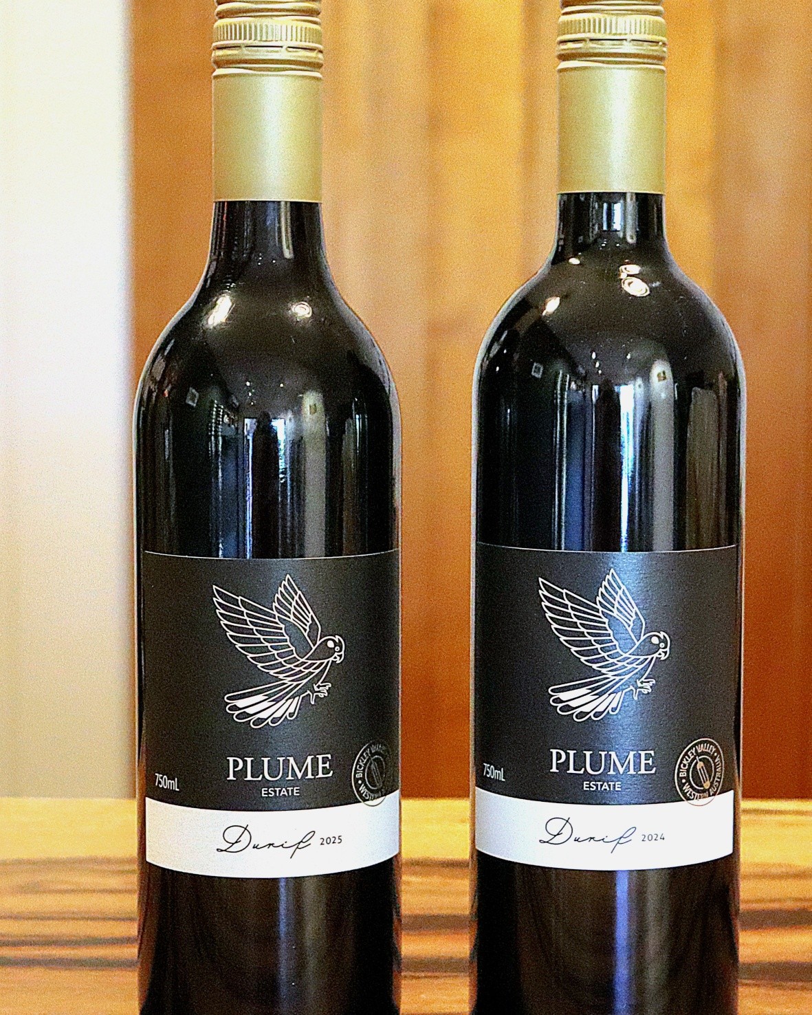 New look, lighter footprint.
As part of our sustainability strategy, Plumeโs full 2025 red wine range is now bottled in lightweight glass, using 40% less glass than before. That means less material, less energy to produce, lighter handling, lower transport costs, and less to recycle.
And inside? Still 750mL of handpicked, estate-grown fine wine from the Perth Hills. Available now through our cellar door and online. Visit our website to order.