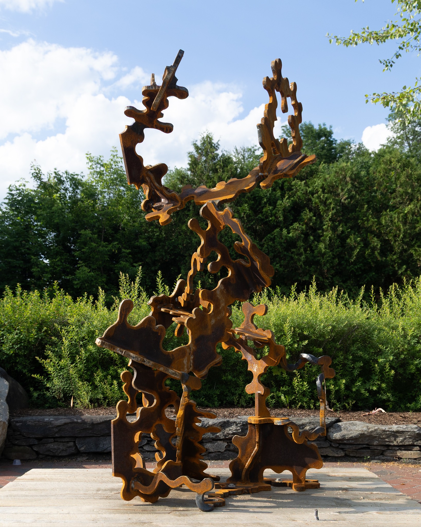 Art is everywhere this summer.
For 35 years, "Exposed"has invited visitors to encounter contemporary sculpture throughout Stowe Village.
This year's exhibition features works exploring ecology, language, identity, memory, transformation, and our relationship to the natural world.
Take a walk.
Follow the map.
Discover something unexpected.
Free and open daily through October 17.
📸:
Christopher Yockey, "For my daughter, I love you" 2026
M. Julian Isaacson, "Love and Life," 2007
Tomokazu Matsuyama, "Wheels of Fortune" 2020
Eva Tellier, "French Knitter (A Tube Within A Tube)" 2025
Photos courtesy of The Current.
.
.
.
@thecurrenteducation @chrisyockey @tomokazumatsuyama @eva_tellier_#Exposed2026 #PublicArt #OutdoorSculpture #StoweVT #TheCurrentVT