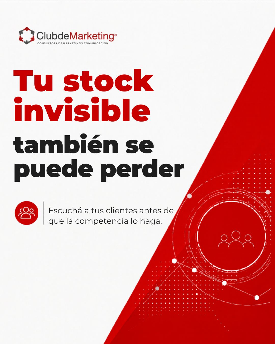 ¿Sabés qué está frenando el crecimiento de tu empresa?
En solo 72 horas analizamos tu negocio para detectar oportunidades de mejora en ventas, experiencia del cliente y comunicación.
🔎 Mystery Shopper
📊 Auditoría Comercial
💻 Análisis de Imagen Digital
Recibí un diagnóstico ejecutivo y un plan de acción concreto para potenciar resultados.
Auditamos. Detectamos. Activamos.
🌐 www.e-clubdemarketing.com.ar
#AuditoriaComercial #MysteryShopper #Empresas #PyMEs #MarketingB2B #Negocios #ClubDeMarketing #ExperienciaDelCliente #Ventas #ConsultoriaEmpresarial