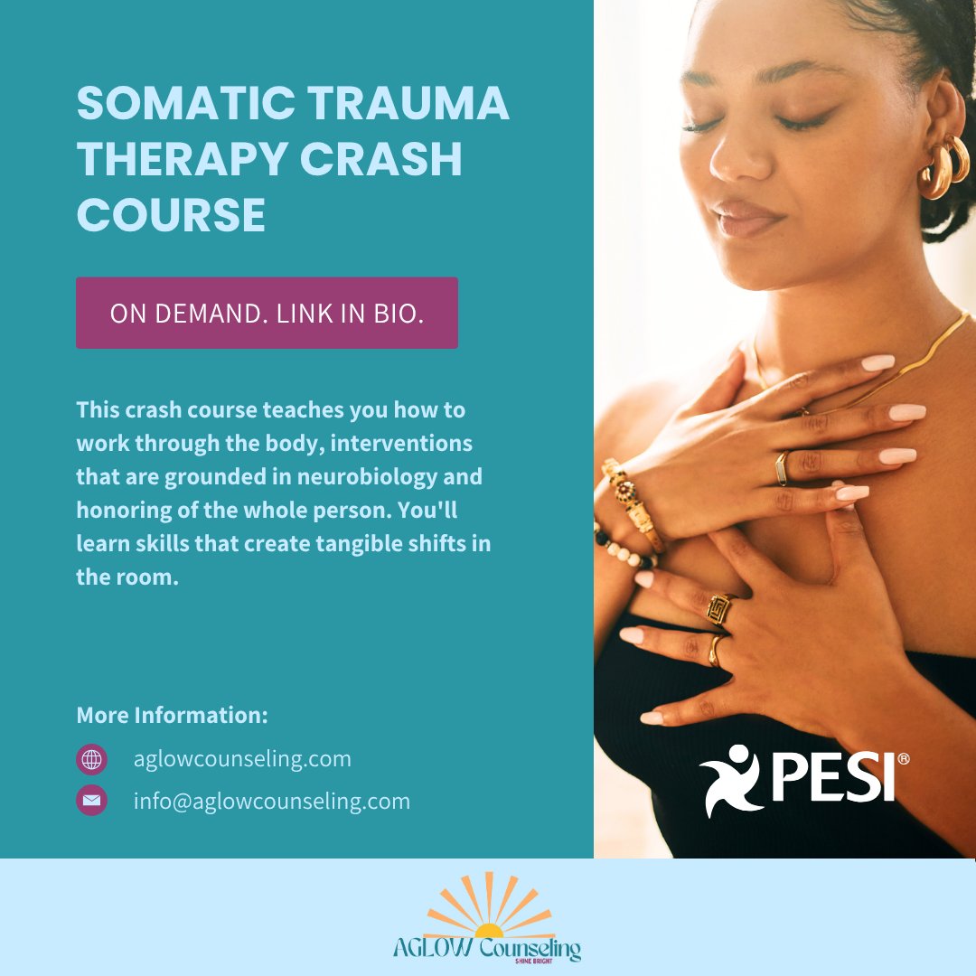 Here's what most trauma training gets wrong: they treat the mind and body as separate. But your clients' deepest healing happens when both are engaged.
This crash course teaches you how to work through the body, interventions that are grounded in neurobiology and honoring of the whole person. You'll learn skills that create tangible shifts in the room.
Transform your practice. Meet trauma where it lives.
Whether you're new to somatic work or expanding your toolkit, this intensive offers practical, immediately applicable skills. Learn more at the link in my bio.
#SomaticTherapy #TraumaInformed #TherapistEvolution #ProfessionalGrowth #BodyPsychotherapy