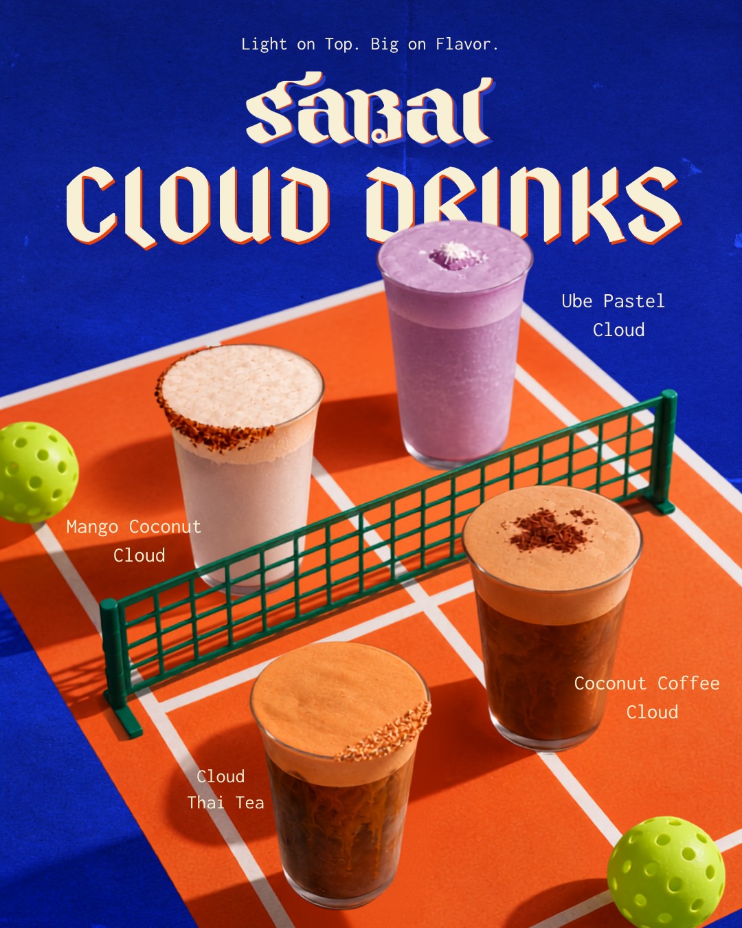 Meet the newest way to sip at Sabai. ☁️
Our NEW Cloud Drinks are topped with a light, velvety cloud foam that makes every sip smooth, refreshing, and unforgettable.
Come find your favorite cloud. ✨
Available now at Sabai.
#sabai #sabaimanila #clouddrinks #bgc #drinks