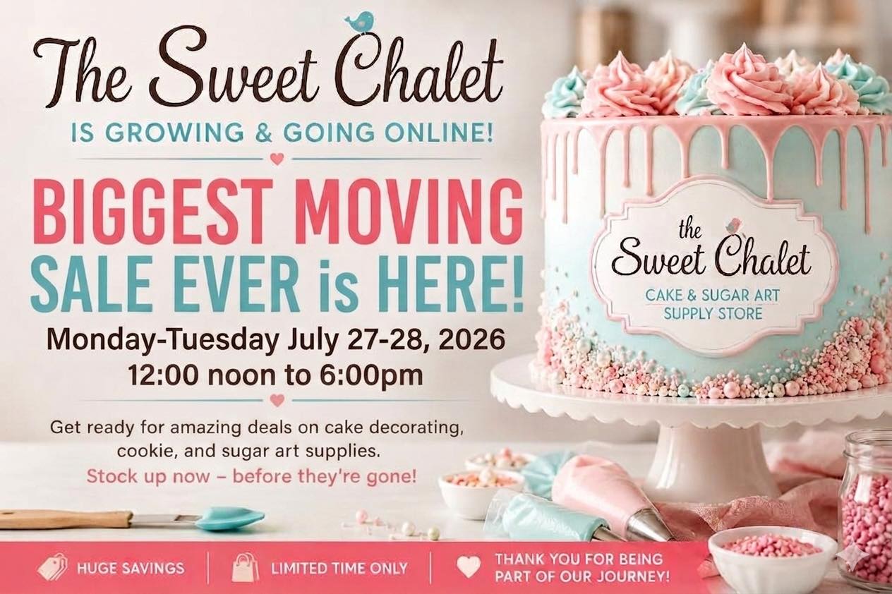Take note: Best & Biggest Sale staring tomorrow!! 2 days of amazing and incredible deal! Monday & Tuesday only 12-6 at TSCS! Register now!! https://thesweetchaletshoppe.ecwid.com/BIGGEST-MOVING-SALE-AT-TSCS-Monday-Tuesday-July-27-28-from-12-00-noon-to-6-00-PM-Only-$5-00-entrance-to-reserve-You-get-$5-discound-in-addition-to-any-other-sale-p840196379