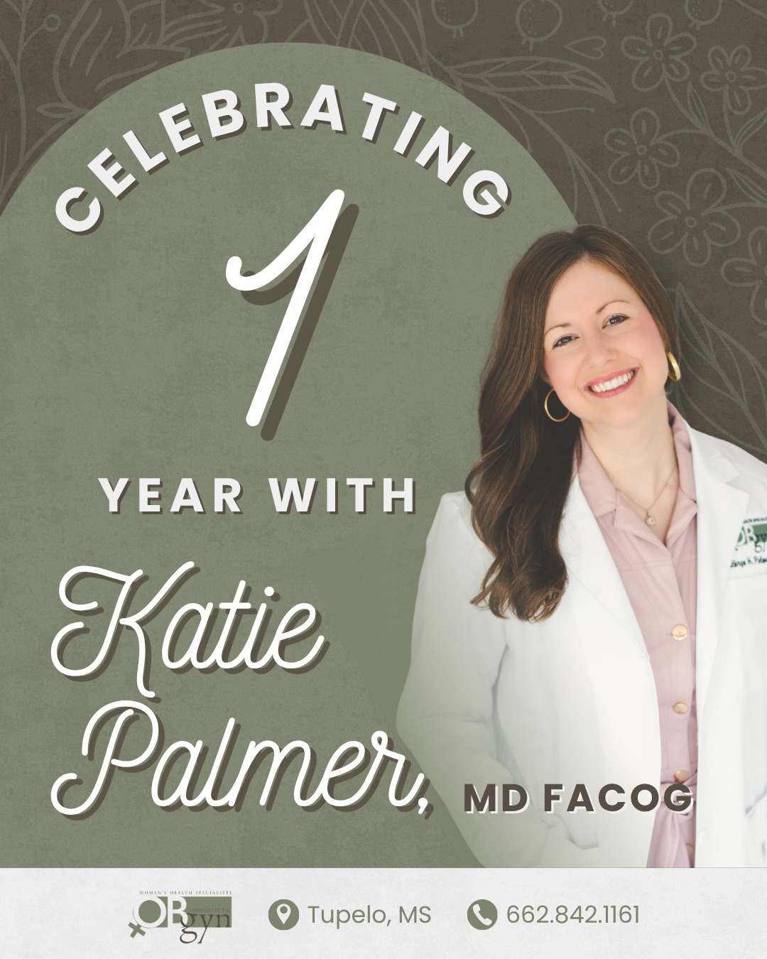 👏 Join us in congratulating Dr. Palmer on 1 year with our clinic!
We appreciate all the care, effort, and heart she brings to our patients every day.
-
#OBGYNAssociates #TupeloOBGYN #TupeloMS #OBGYN #WomensHealth #WorkAnniversary