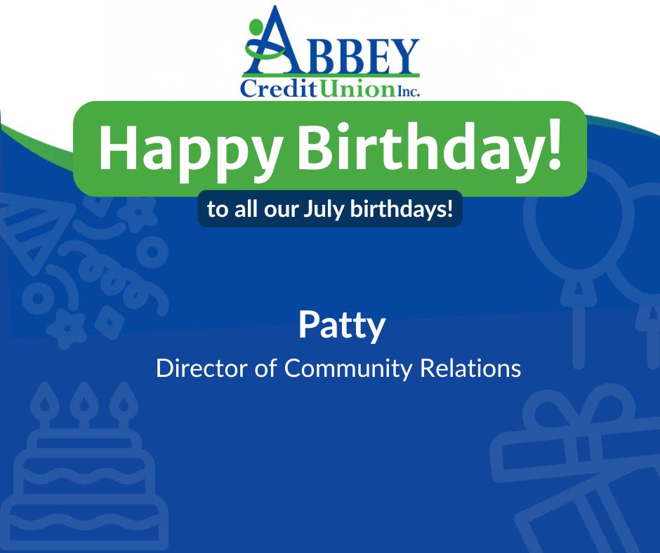 Before the month ends, we have one very special birthday to celebrate, and it's PATTY! ๐๐
Patty, you keep this place running with more heart than anyone realizes. Whether you're out building relationships in the community, cheering on a teammate, or just making the office a little brighter, you show up fully every single time. We hope your birthday is just as bright as you make everything around you. Happy birthday, Patty!