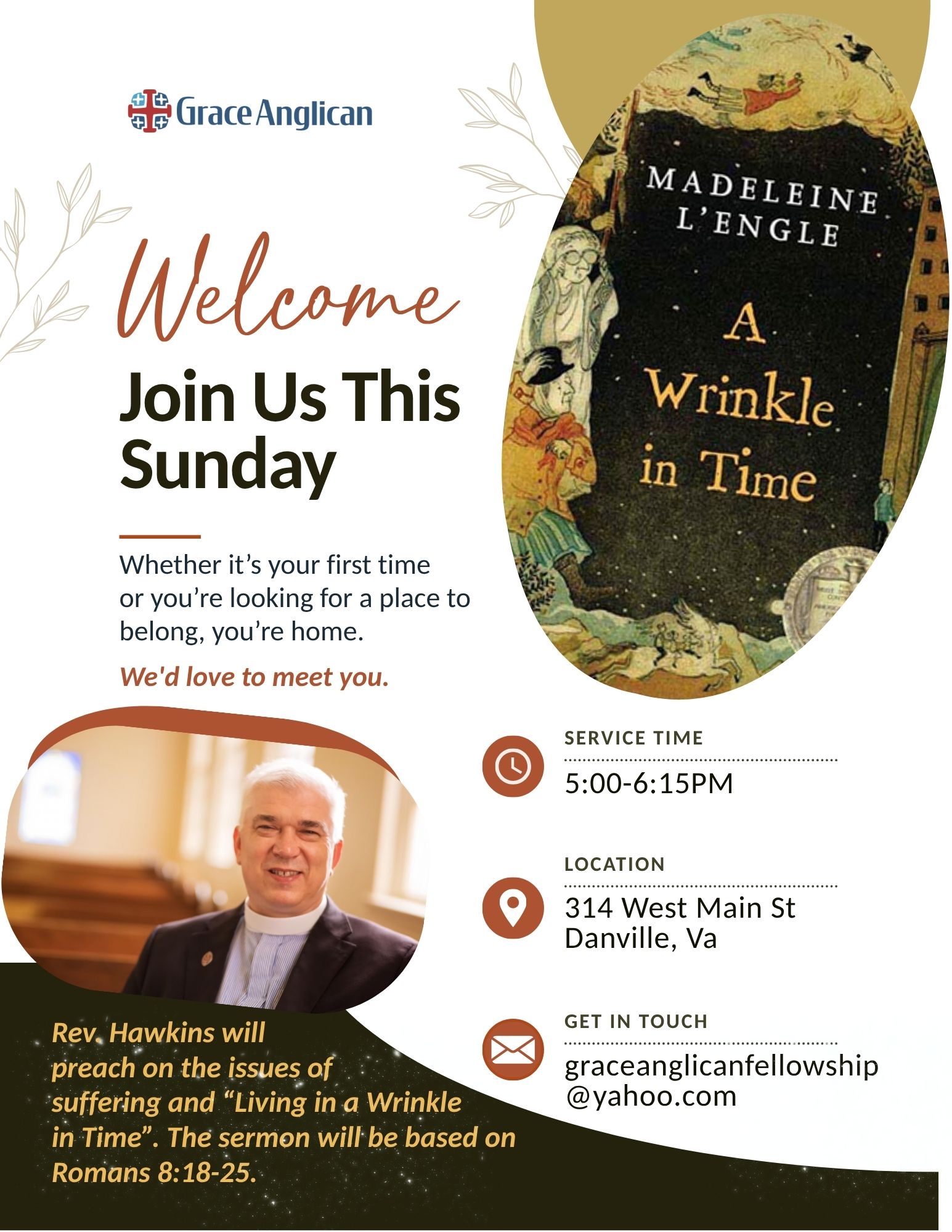 We can't wait to see you on Sunday! #SundayService #visitorswelcome #anglican