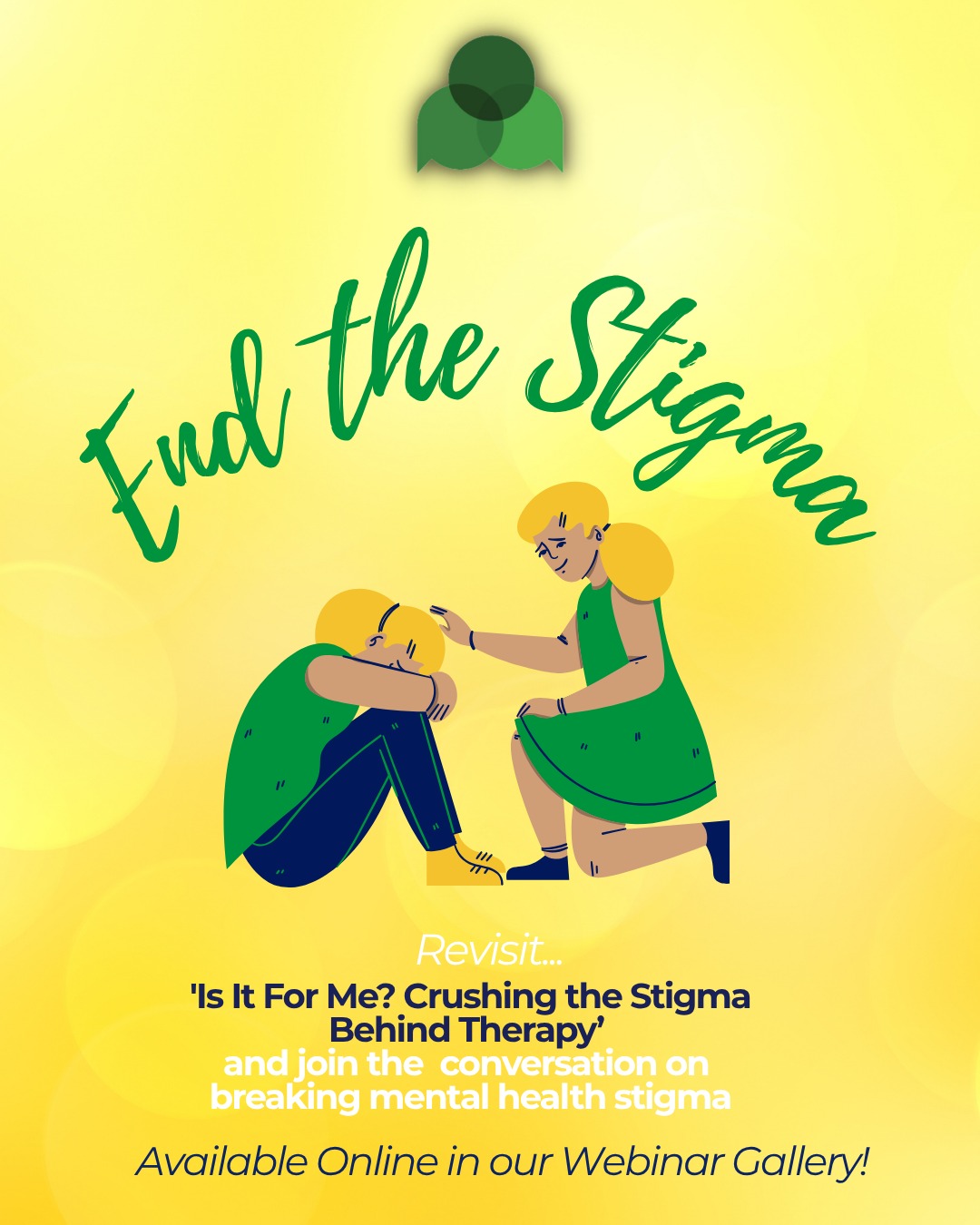 Ending the stigma around mental health requires education, empathy, and dialogue. Together, we can create a culture where asking for help is not only okay—it's celebrated. 💙
Which is exactly why we hosted an eye-opening webinar, in collaboration with Cornerstone Counselling tackling an important question: "Is therapy for everyone?" Mental health stigma is still a major barrier for so many, but this session was all about breaking misconceptions and opening up honest conversations about the power of seeking help.
If you've ever wondered about therapy or felt uncertain about taking that step, this webinar is for you. It's now available to view online in our Webinar Gallery—because we believe everyone deserves access to tools for self-growth and well-being.
🔗 Visit our Webinar Gallery on our website to watch now!