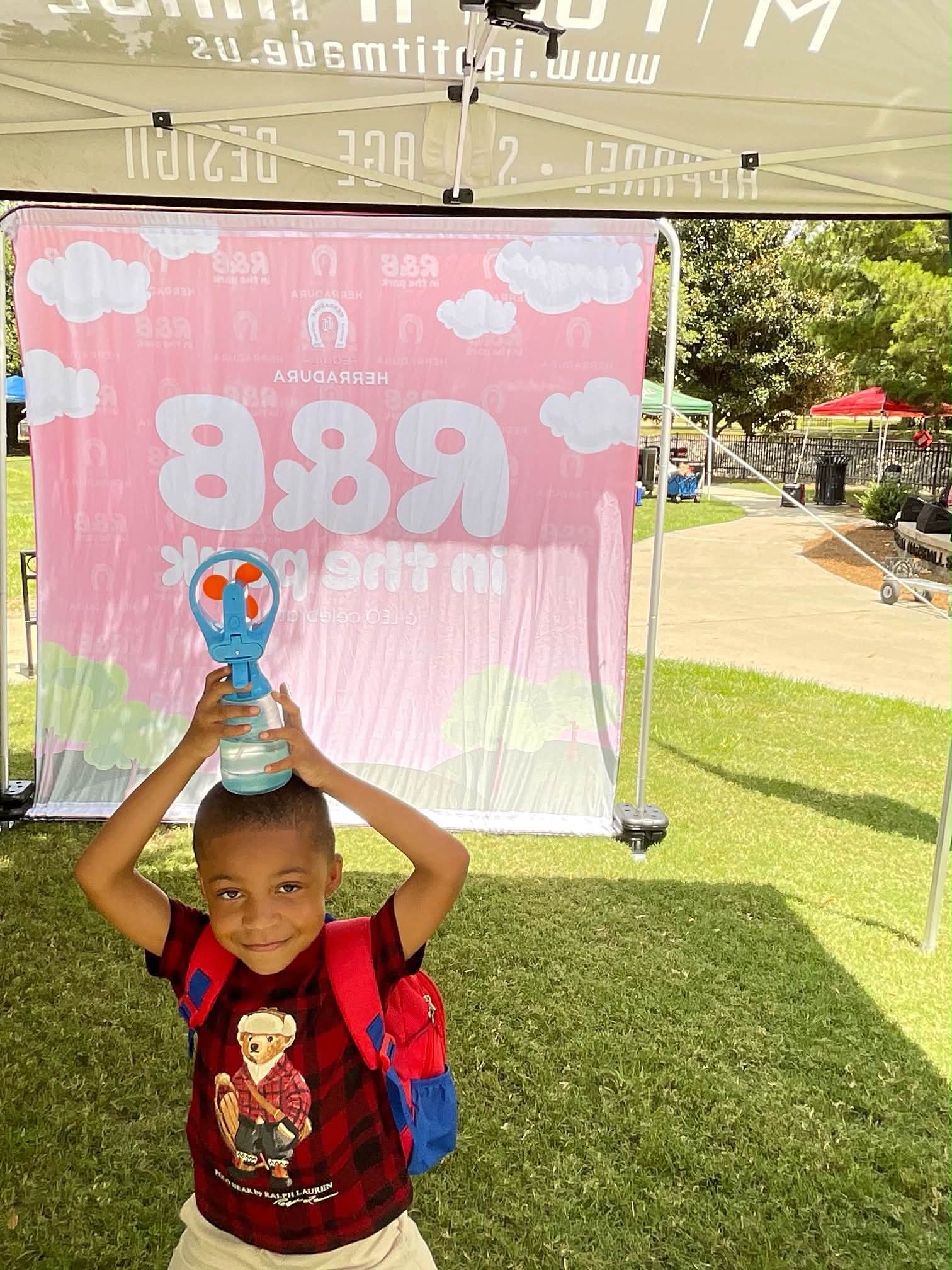 If nobody had a ball yesterday this lil dude did #Rnbintheparkhbg