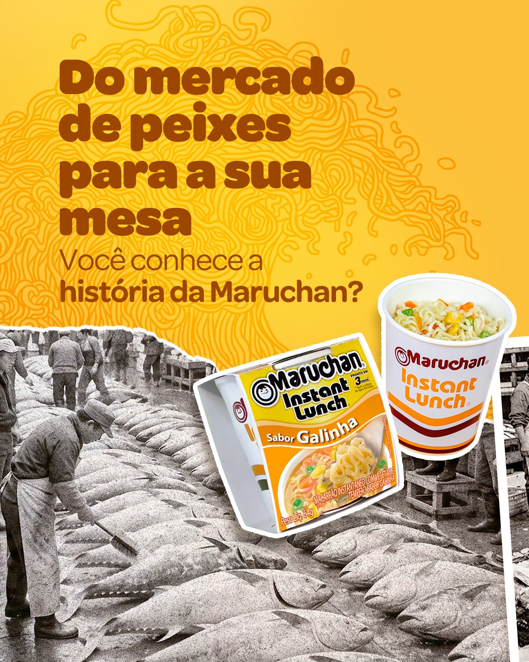 Praticidade, sabor e... mais de 70 anos de história! 🥢🇯🇵
Você já parou para pensar em como o seu Maruchan favorito chegou até a sua despensa? Nossa jornada começou em 1953, em um tradicional mercado de peixes em Tóquio, guiada por um compromisso simples, mas poderoso do nosso fundador: agir sempre com dedicação e sinceridade.
Décadas se passaram, cruzamos oceanos nos anos 70 e 80 para liderar mercados internacionais e, hoje, a Maruchan continua expandindo suas fábricas pelo mundo, consolidando-se como uma das maiores corporações de alimentos processados do Japão. 🚀✨
Tudo isso para que aquela essência oriental autêntica chegue quentinha direto para a sua rotina diária em poucos minutos. 🕒💛
Arraste para o lado para conhecer os bastidores dessa evolução e comente aqui embaixo: você já conhecia as nossas origens? 👇
#MaruchanBrasil #Maruchan #HistoriaDaMarca #Storytelling #TradiçãoJaponesa #LamenLovers #CulturaOriental #LinhaDoTempo