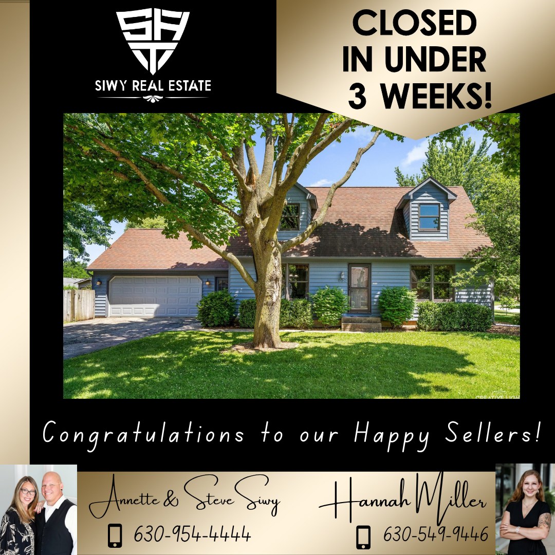 🏡 **JUST CLOSED!** 🏡
✨ Under contract in just 36 hours. Closed in less than 3 weeks. Cash buyer. ✨
Congratulations to our sellers on a smooth and successful closing!
This home went **under contract in just 36 hours** and closed **less than three weeks later** with a **cash buyer**. We're so grateful to have helped guide our sellers through the process and achieve a great result.
Thank you for trusting Siwy Real Estate with your home sale, and congratulations to the new homeowners! 🎉
Thinking about buying or selling? We'd love to help you reach your real estate goals.
#JustClosed #JustSold #UnderContract #CashBuyer #SiwyRealEstate #IllinoisRealEstate #KaneCountyRealEstate #ElburnIL #GenevaIL #StCharlesIL #SugarGroveIL #BataviaIL #RealEstate #HomeSelling #ClosingDay
