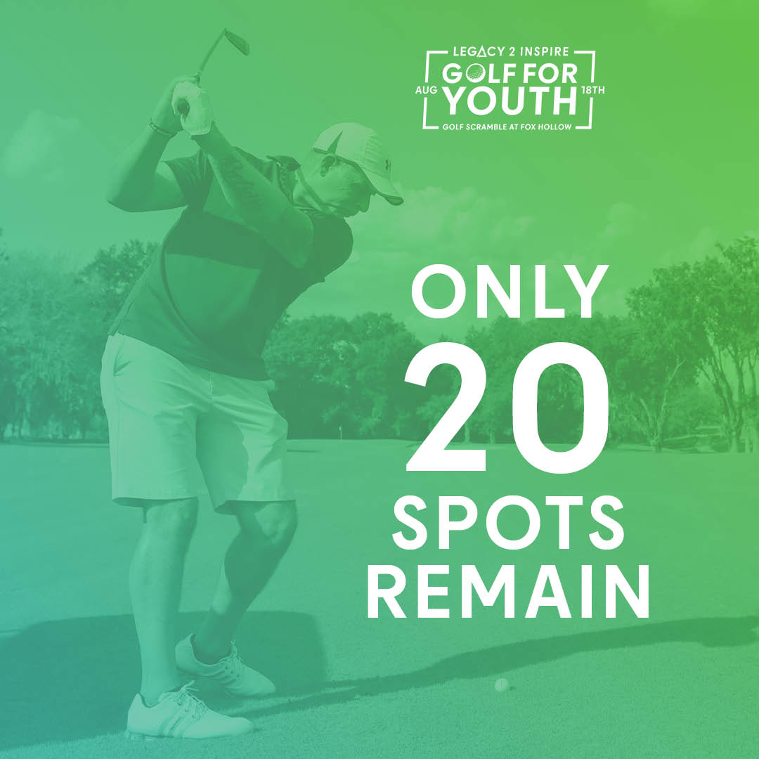 🚨Golf for Youth fundraiser is just 2 weeks away, and registration is almost full!
Don't miss your chance to enjoy a great day of golf while making a lasting impact for local youth. Every registration helps Legacy 2 Inspire continue connecting with youth through building together through weekly workshops and mentorship opportunities.
Grab your friends, coworkers, or family and claim one of the final spots before they're gone!
📅 August 18
📍 Fox Hollow Golf Club | St. Michael
🔗 Link in bio to register